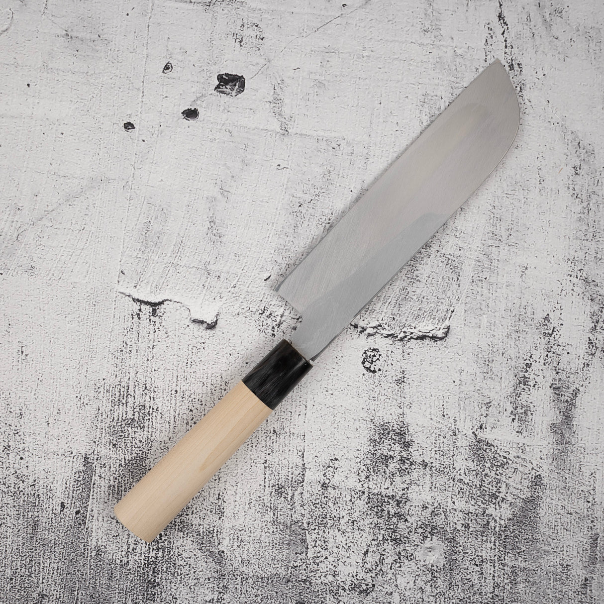 堺孝行 特上白二大馬士革鎌型薄刃 195mm