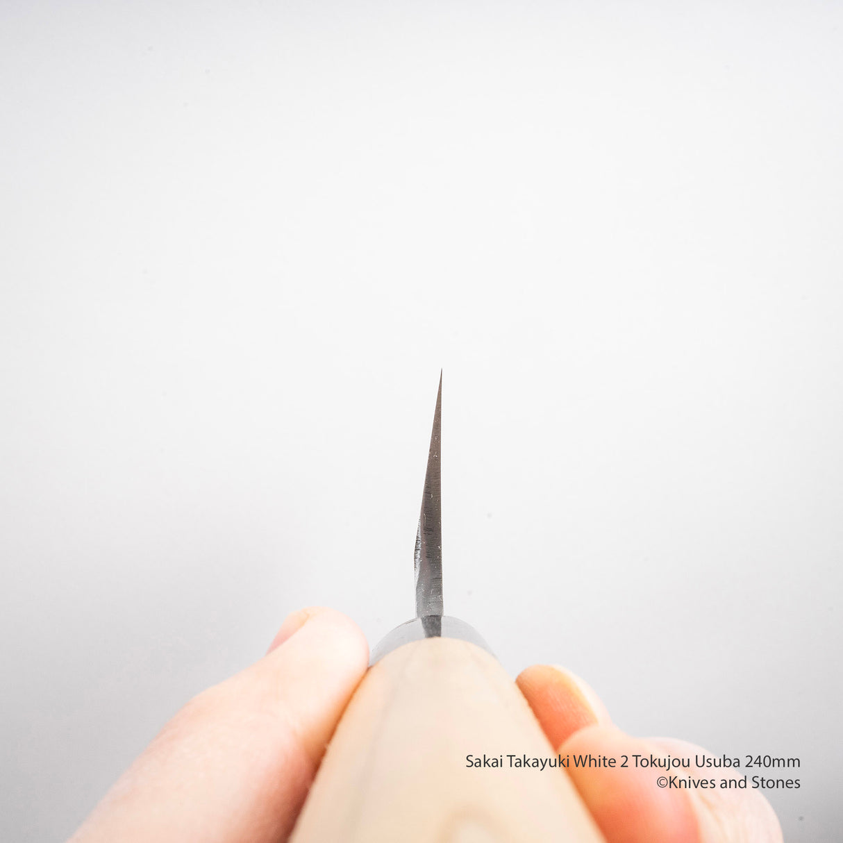 孝孝之 Tokujou Usuba 240mm 白色 2 碳鋼