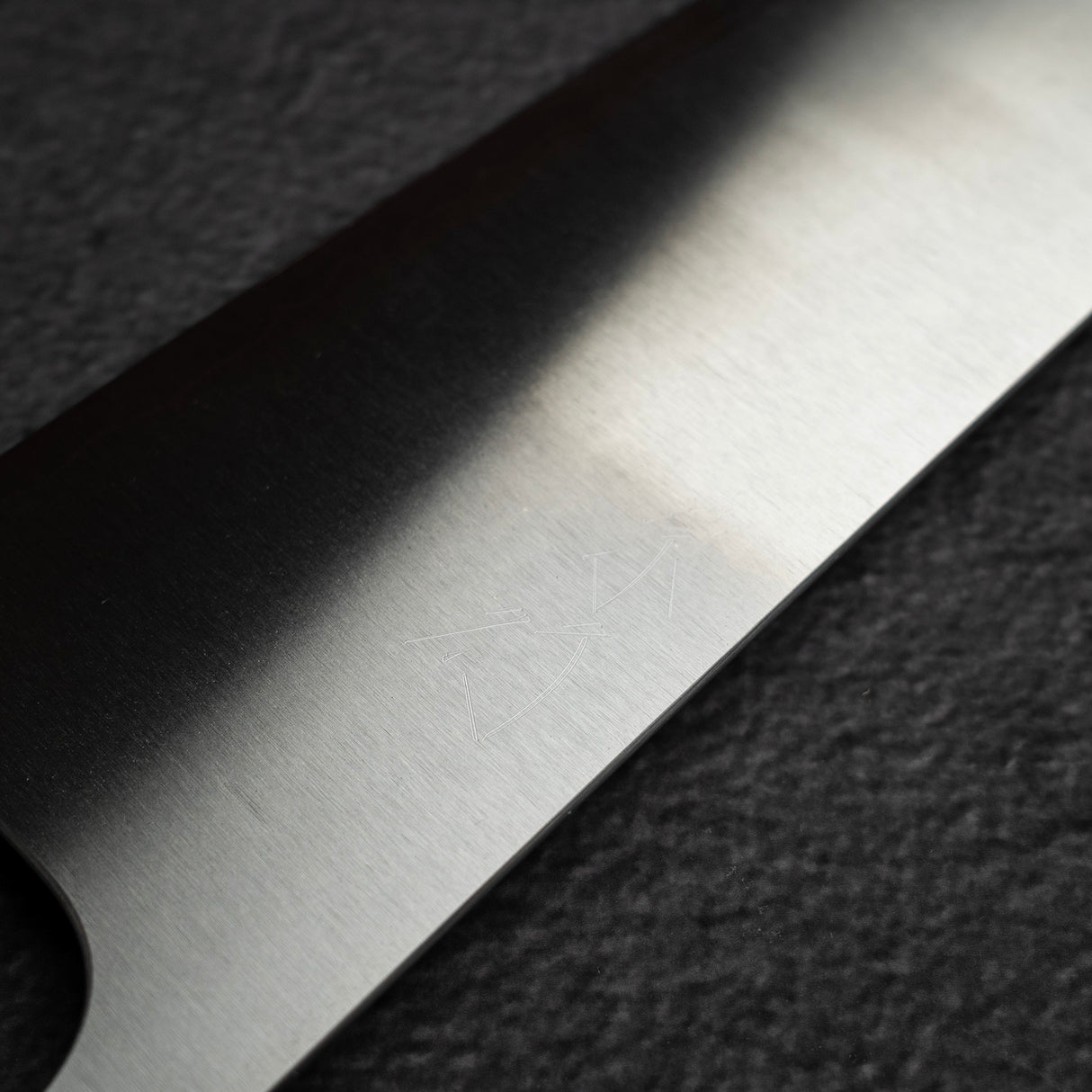 Shibata Koutetsu Chromax Boss Nakiri 175mm, Ebony Black Ring Handle