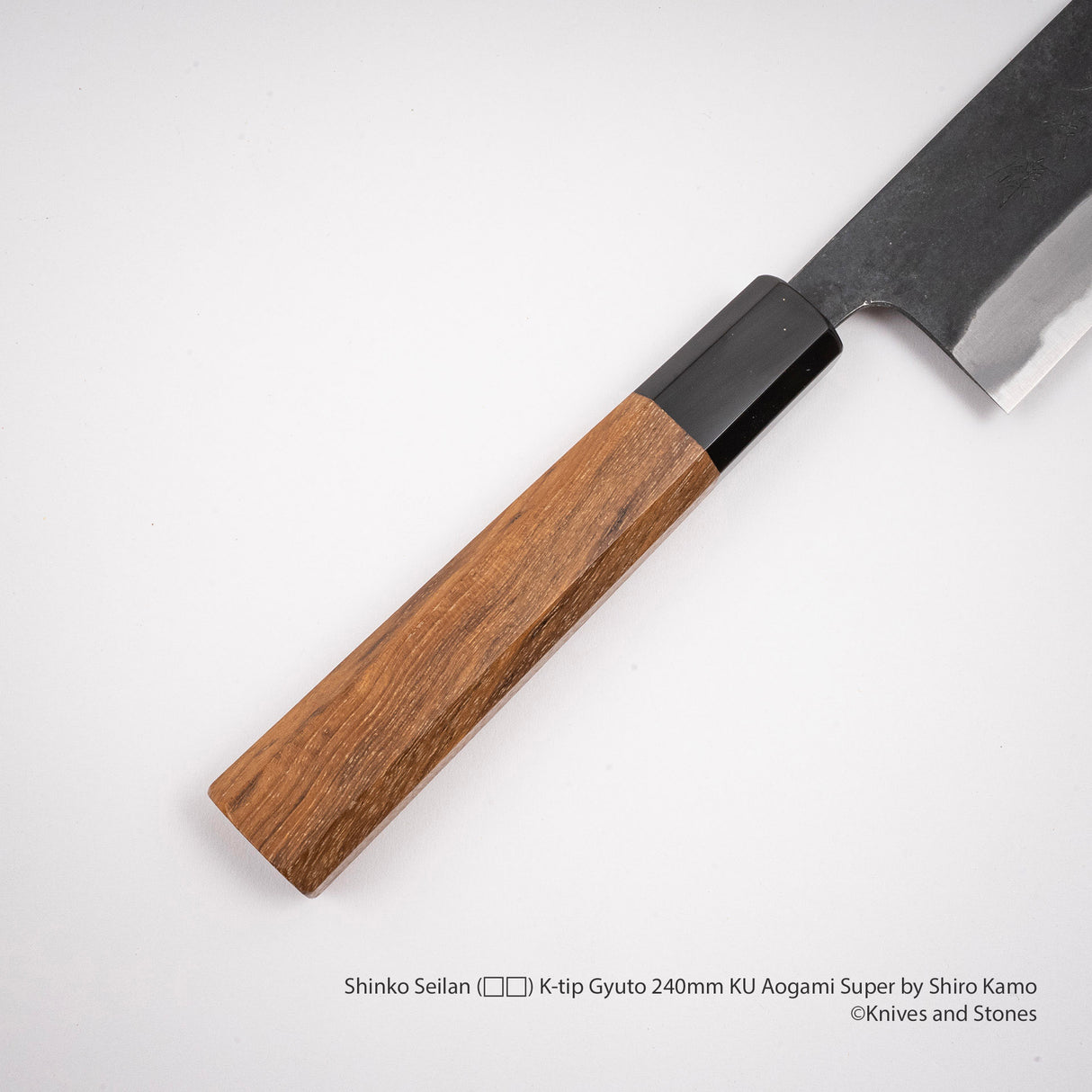 Shinko Seilan (青嵐) K-tip Gyuto 240mm KU Aogami Super by Shiro Kamo