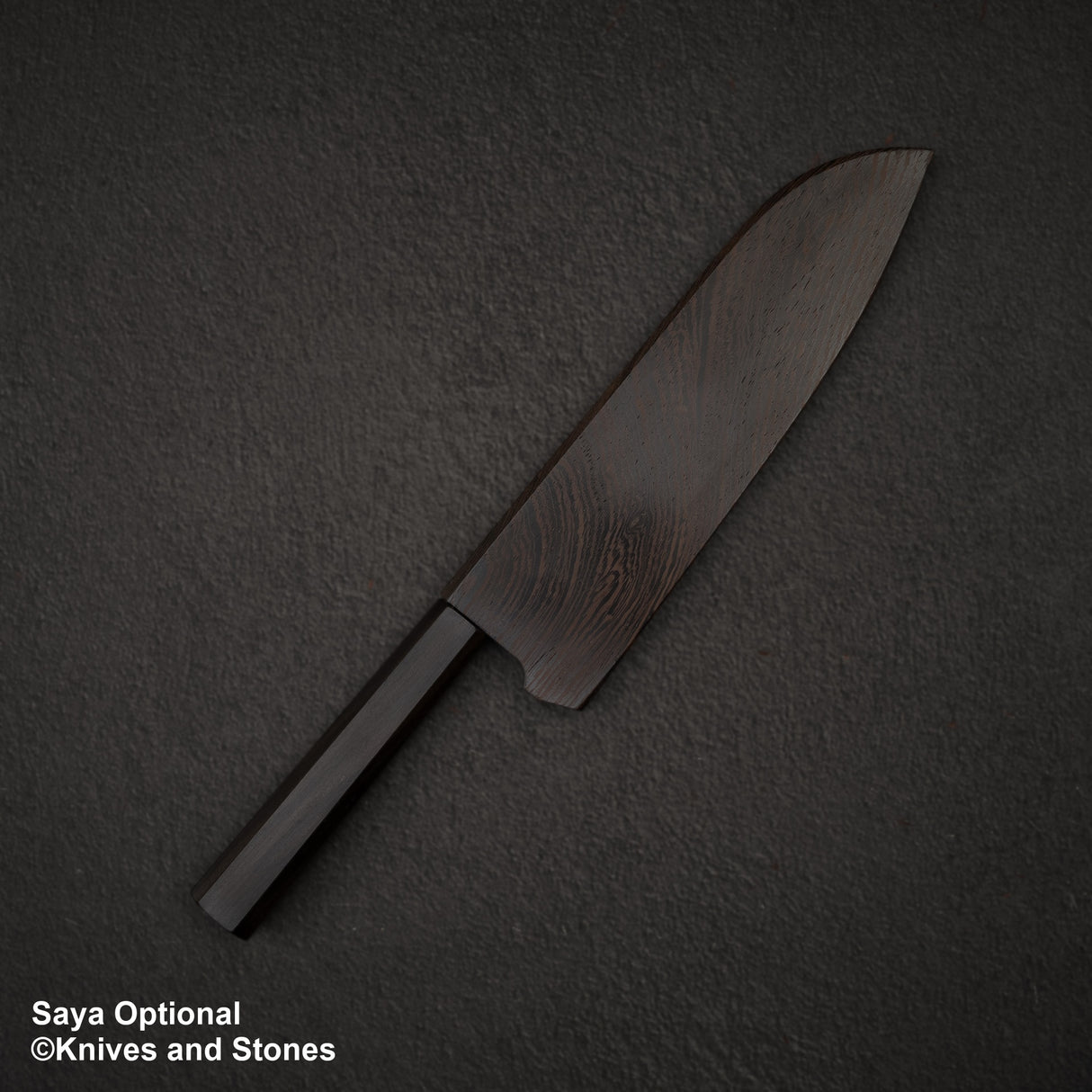 加茂白黑雲 SG2 黑大馬士革三德刀 170mm 烏木柄