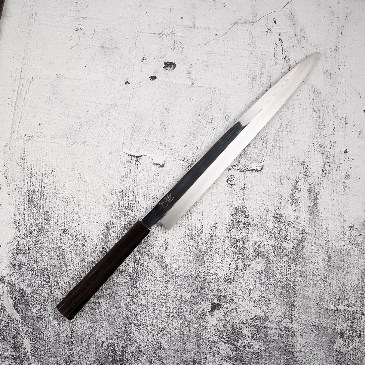 初心 FAXR2 粉末鋼 柳刃 330mm 鏡面拋光 烏木柄