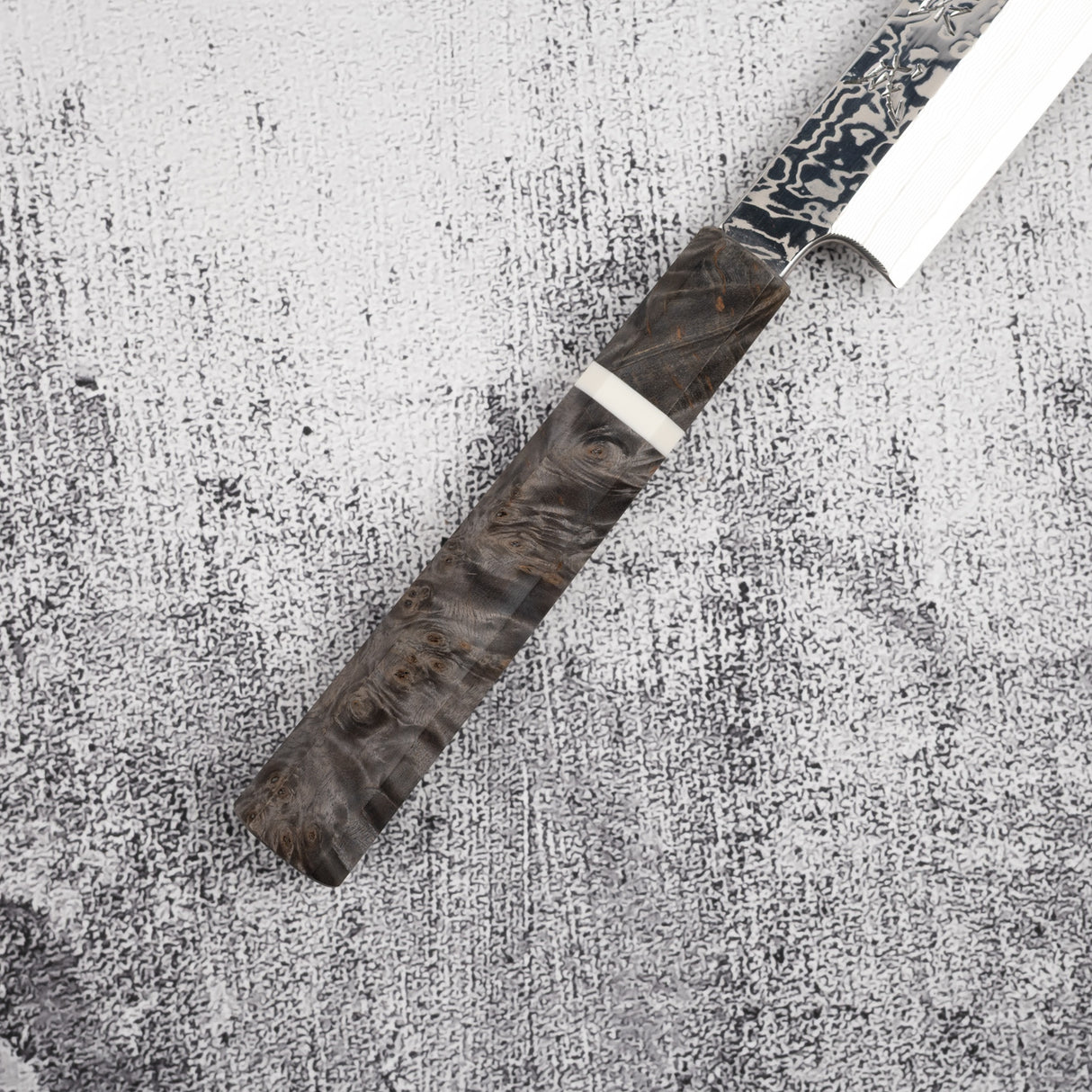 Sukenari SRS-13 Damascus K-tip Yanagiba 300mm 鏡面拋光與 Saya