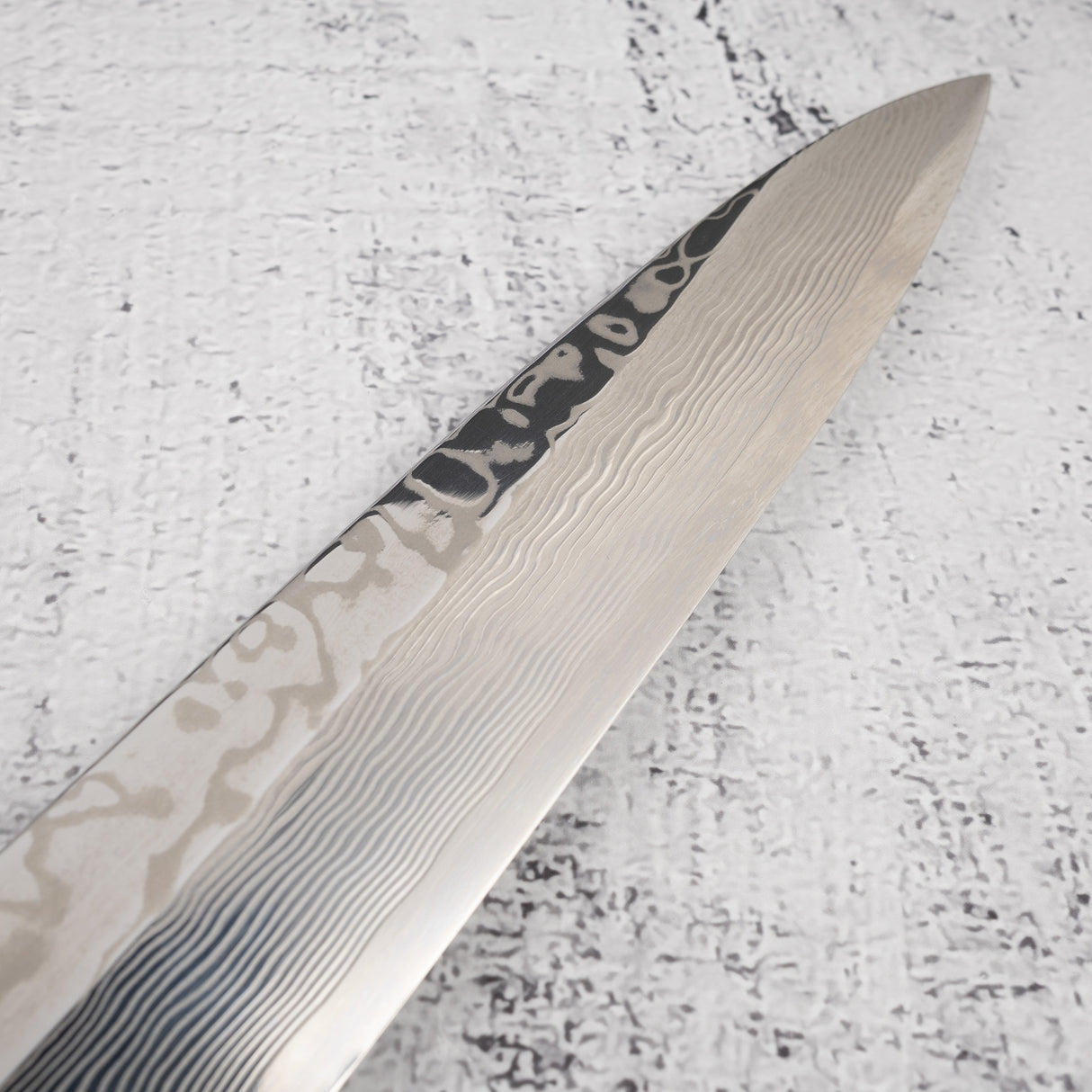 Sukenari SRS-13 大馬士革柳葉 300mm 鏡面拋光與 Saya