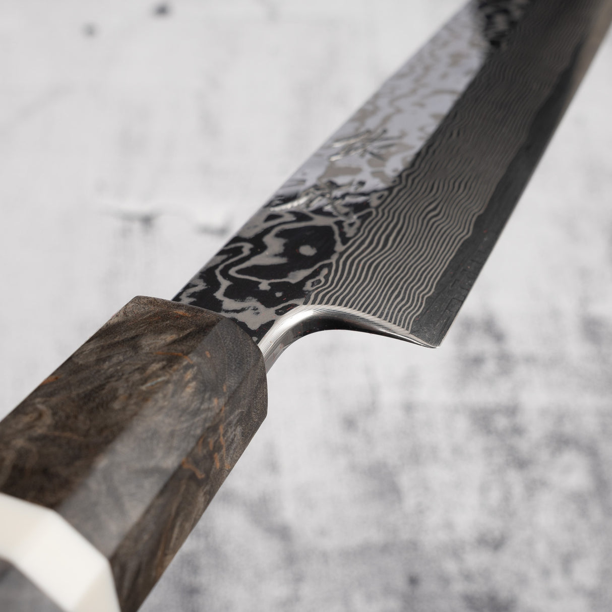 Sukenari SRS-13 大馬士革柳葉 300mm 鏡面拋光與 Saya