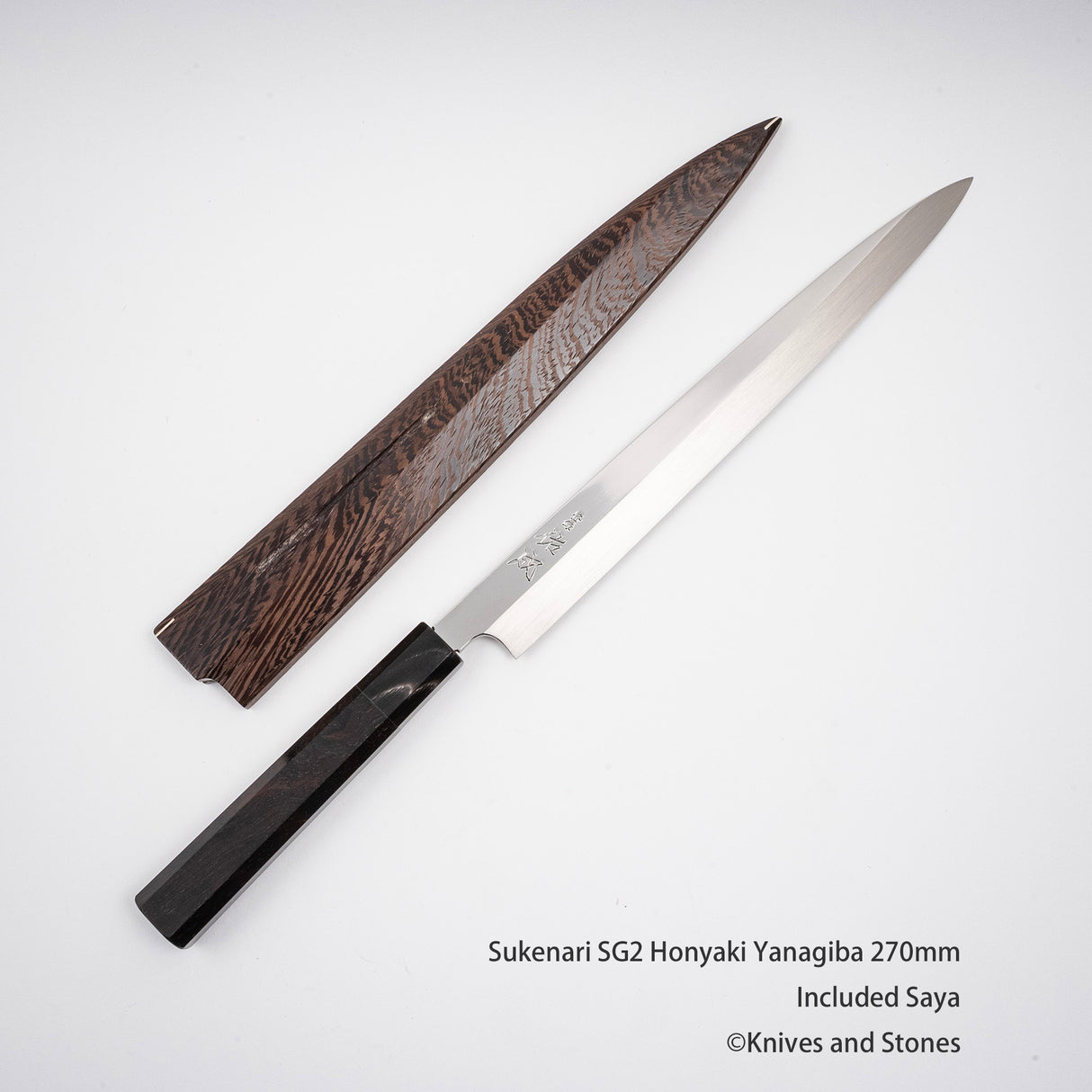 Sukenari SG2 Honyaki Yanagiba 270/300 mm 與 Saya