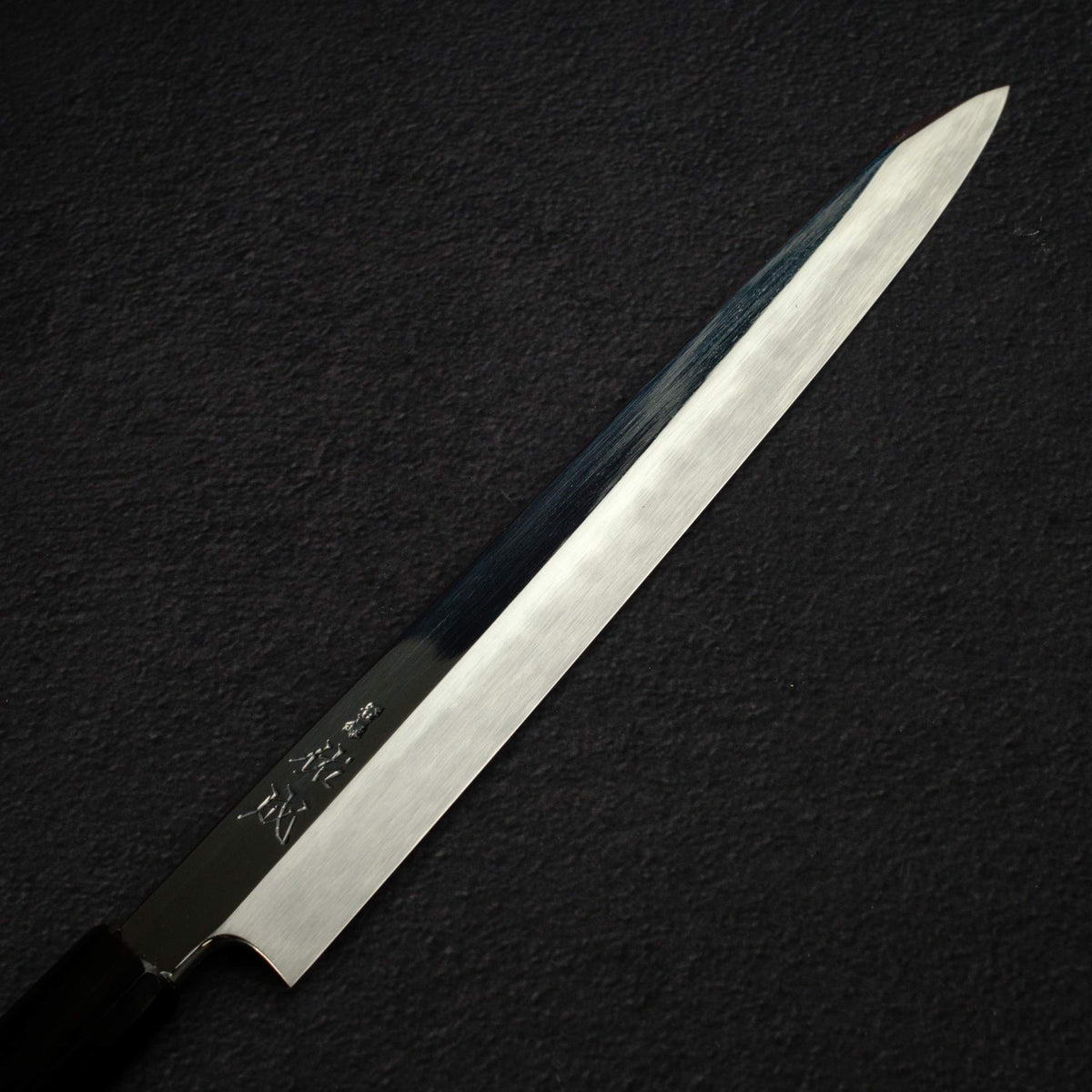 Sukenari VG XEOS Nimai Kiritsuke Yanagiba 270mm, Ebony Handle with Single Spacer