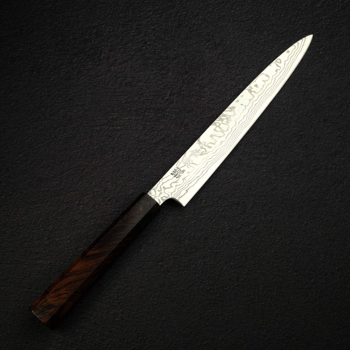 Sukenari ZDP-247 Damascus Sujihiki 240mm, Ebony Handle