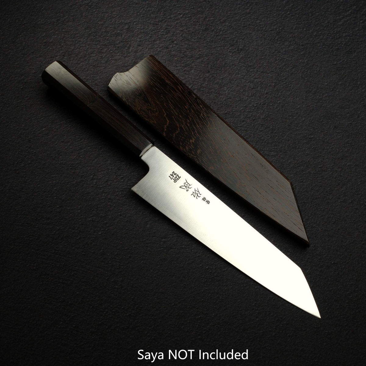 Sukenari ZDP-247 Hairline K-tip Gyuto 210mm, Ebony Handle