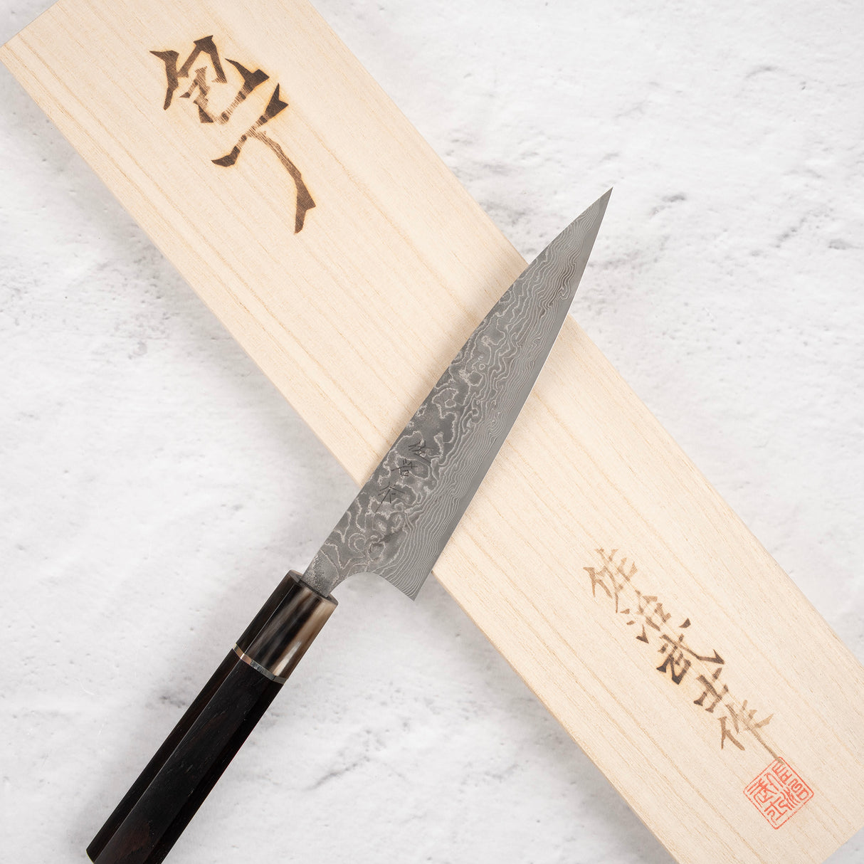 Takeshi Saji SG2 黑色大馬士革 Petty 150mm