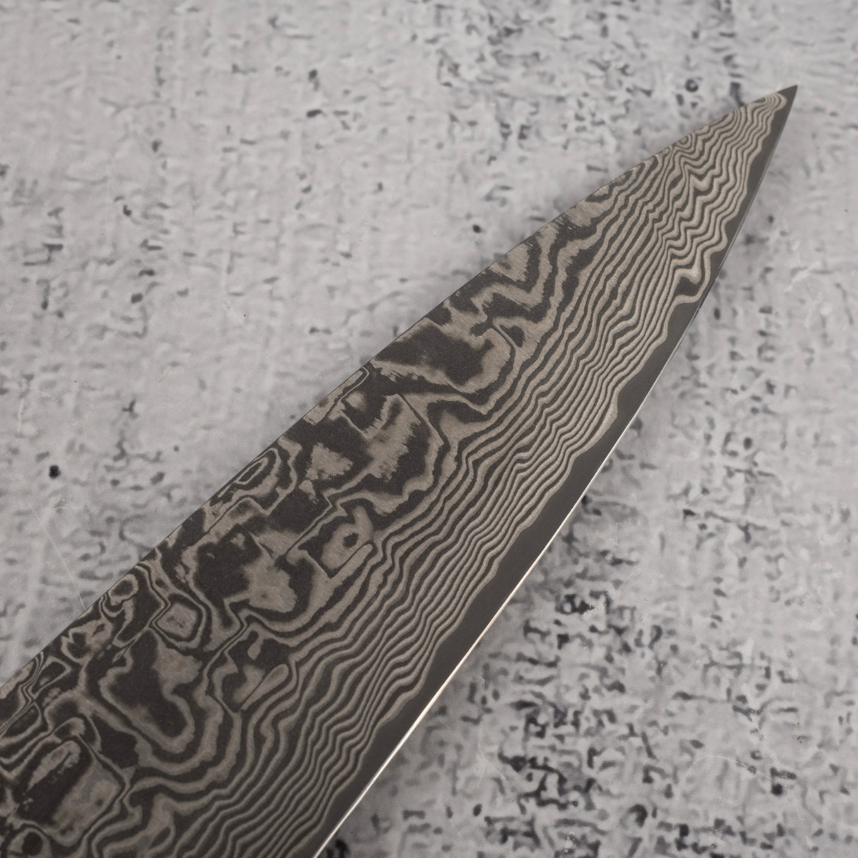 佐治武士 SG2 黑大馬士革小刀 150mm 愛心形鐵木柄