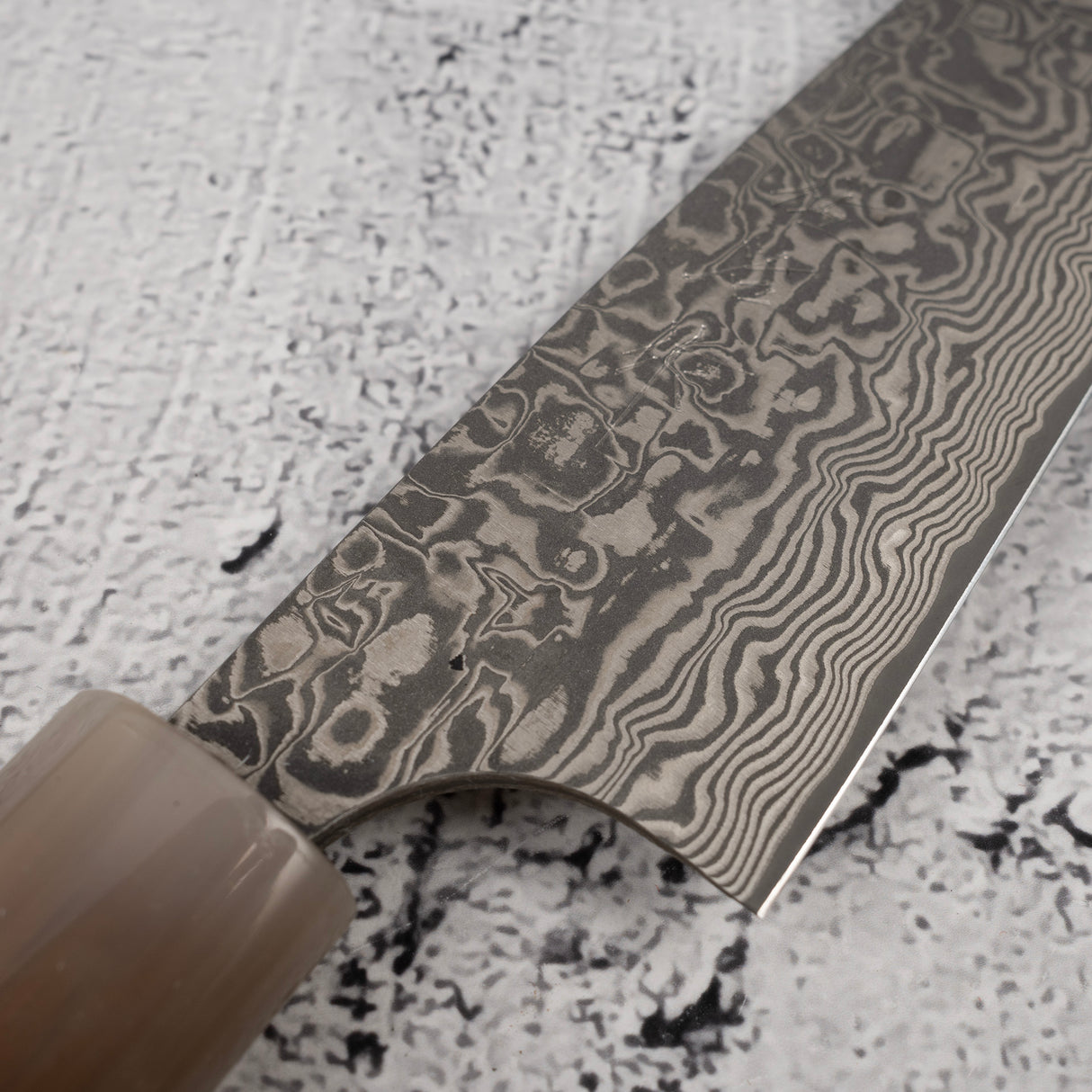 佐治武士 SG2 黑大馬士革小刀 150mm 愛心形鐵木柄