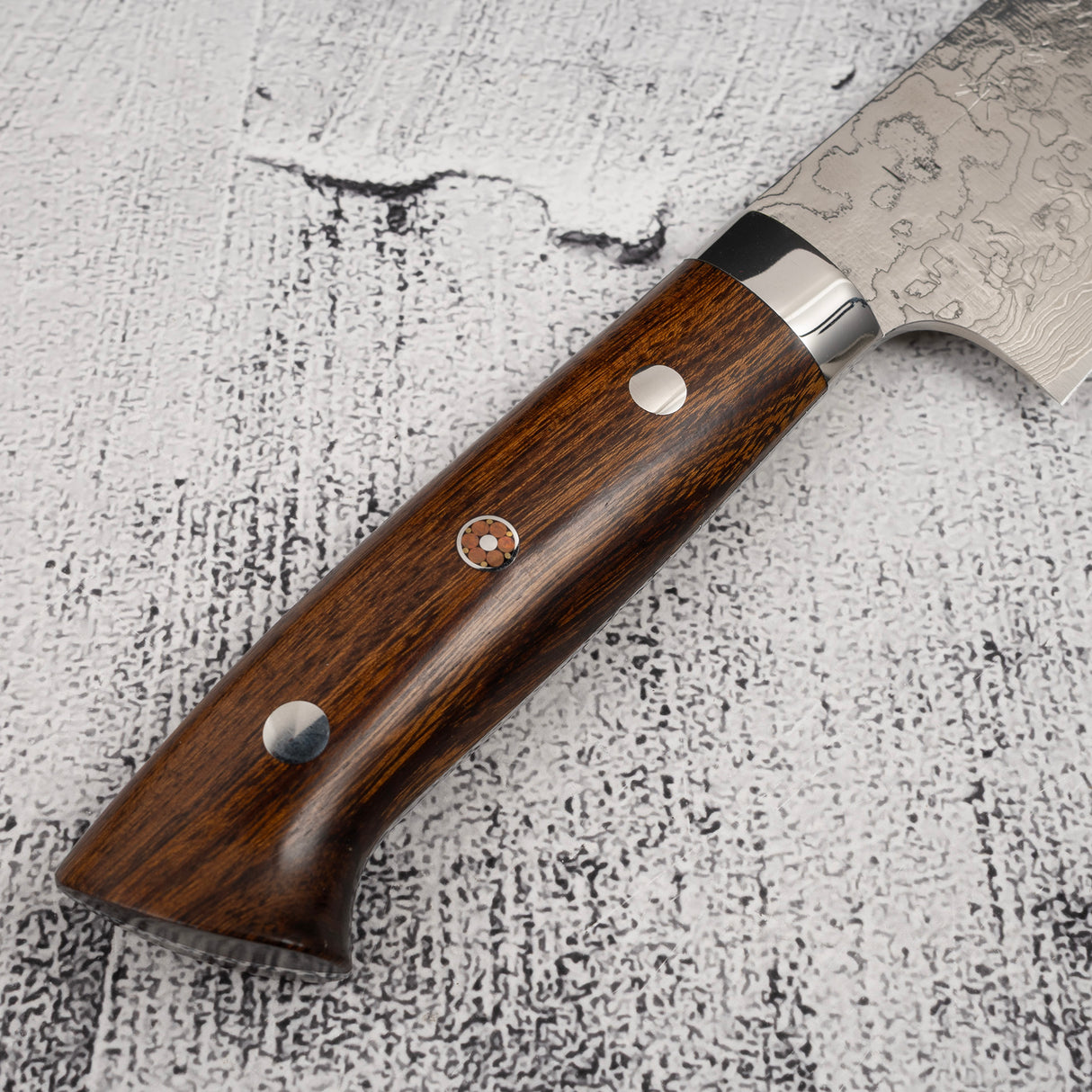 Takeshi Saji SG2 Diamond Damascus Gyuto 210mm Ironwood