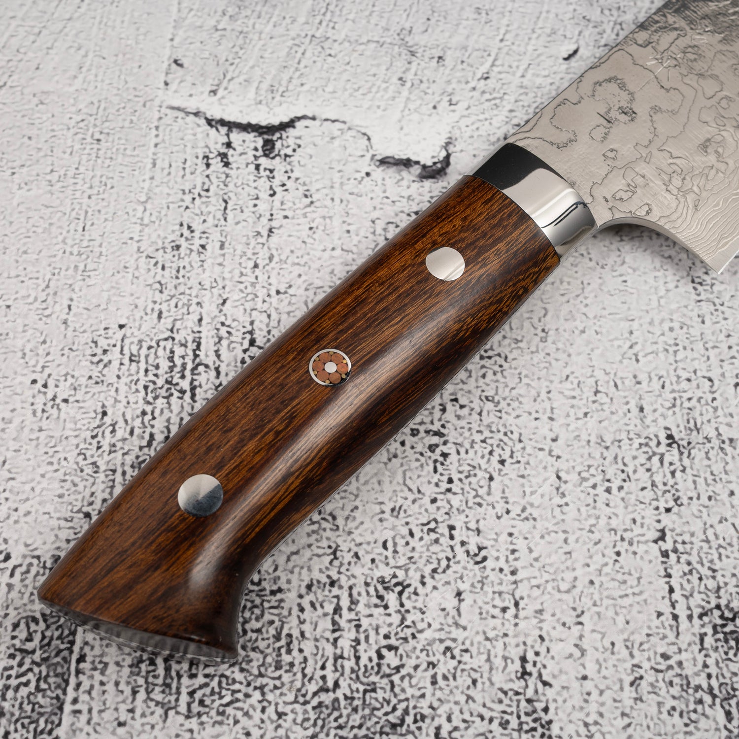 Takeshi Saji SG2 Diamond Damascus Gyuto 210mm Ironwood