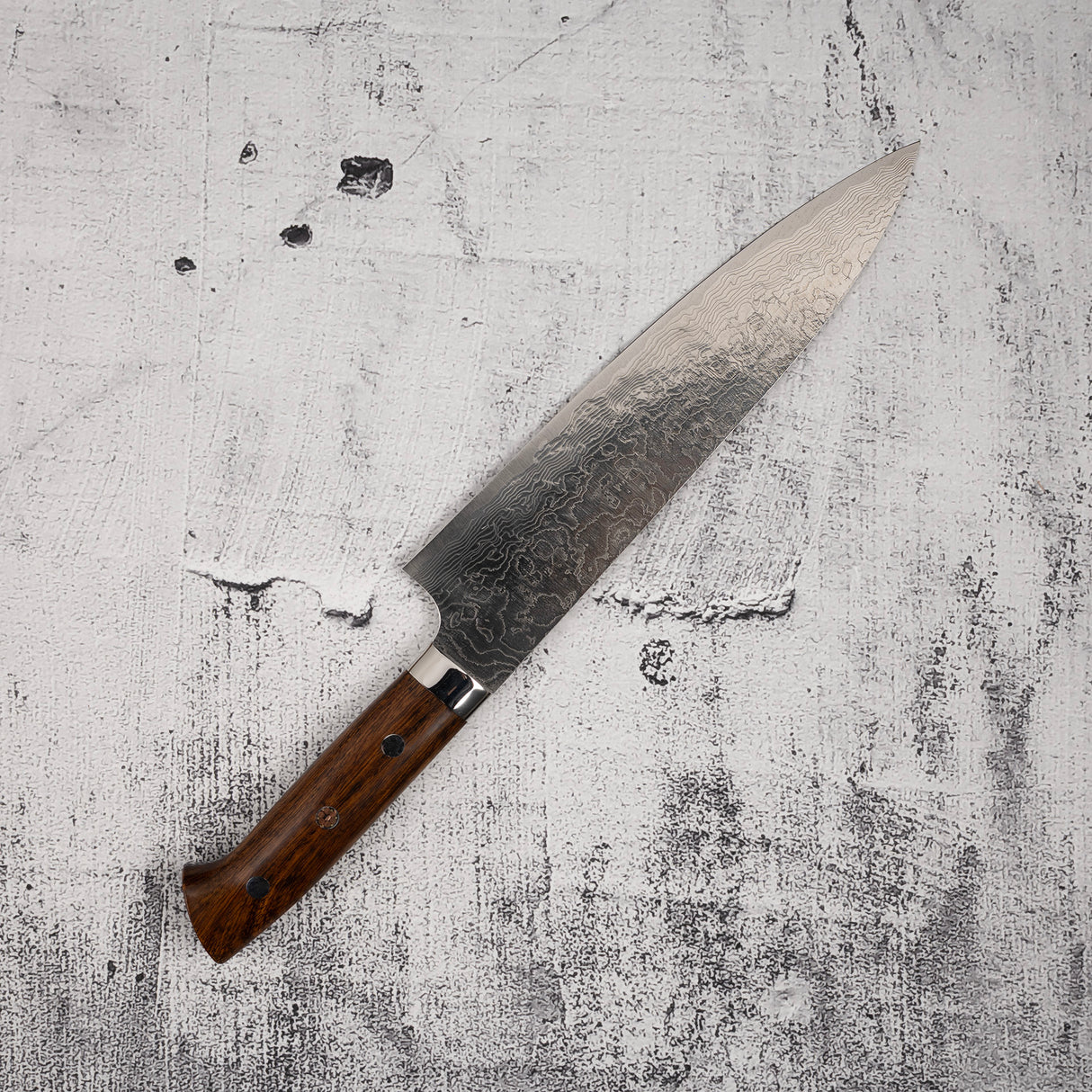 Takeshi Saji SG2 Diamond Damascus Gyuto 210mm Ironwood