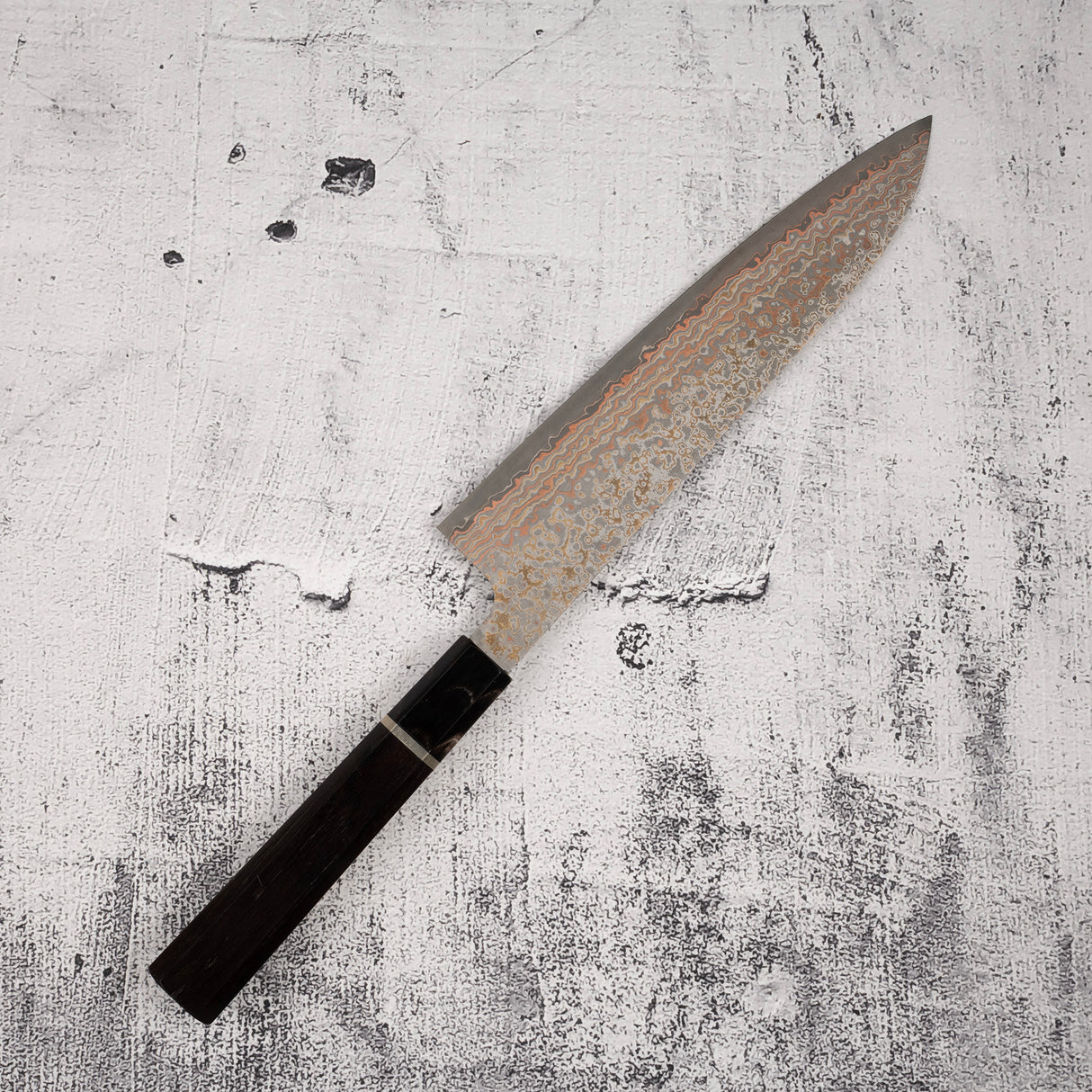 佐治武士 VG10 金大馬士革牛刀 210mm