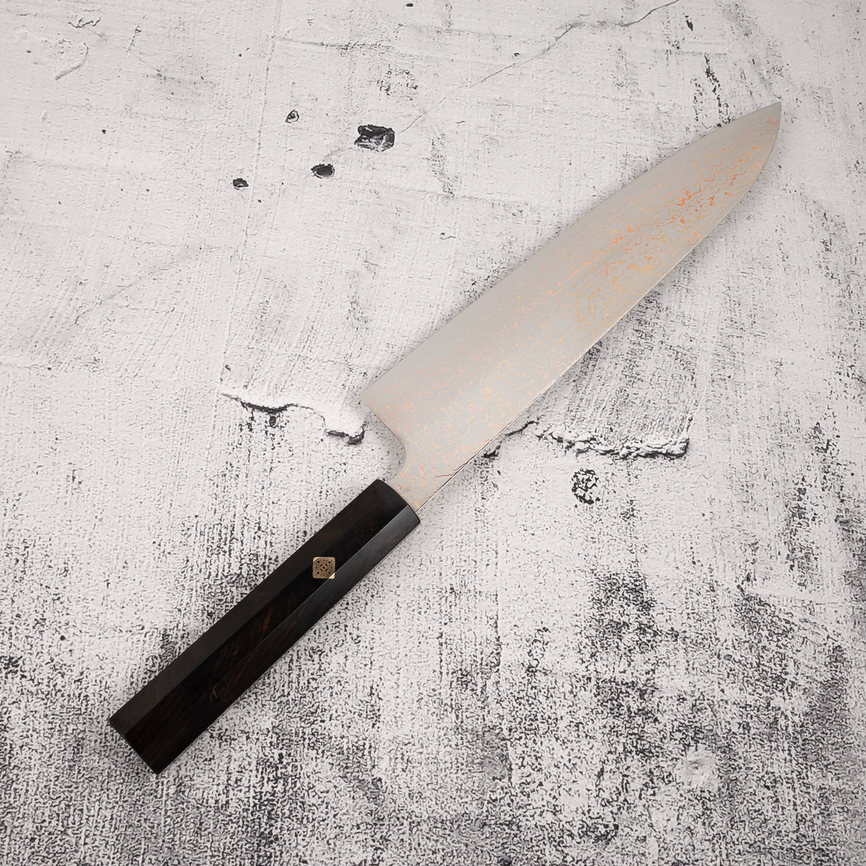 佐治武士 VG10 彩虹大馬士革牛刀 240 毫米