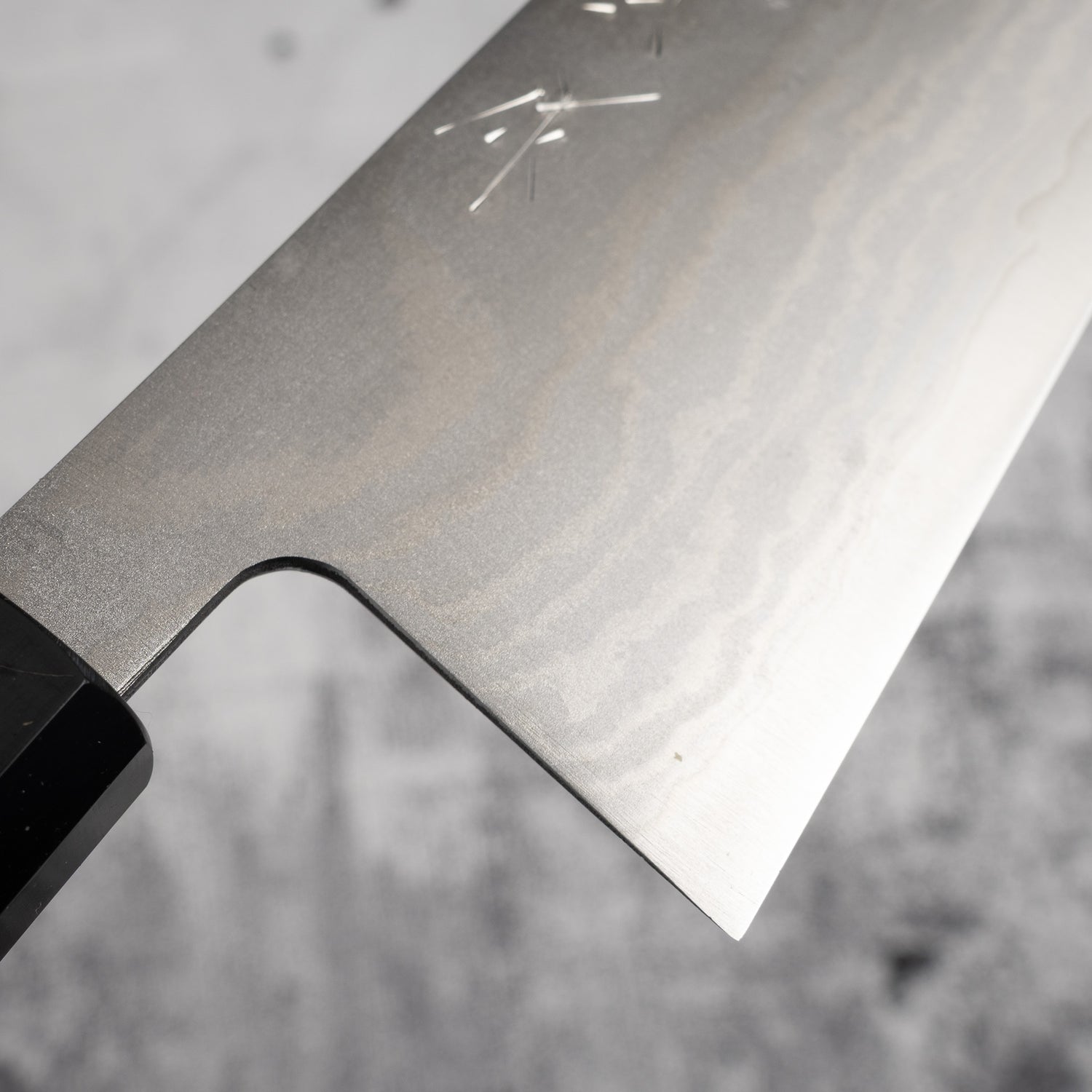 Tanaka Ginsan Damascus Gyuto 240mm Teak