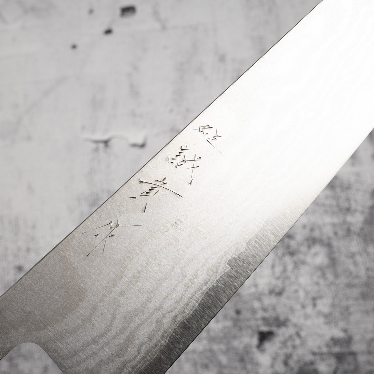 Tanaka Ginsan Damascus Gyuto 240mm Teak