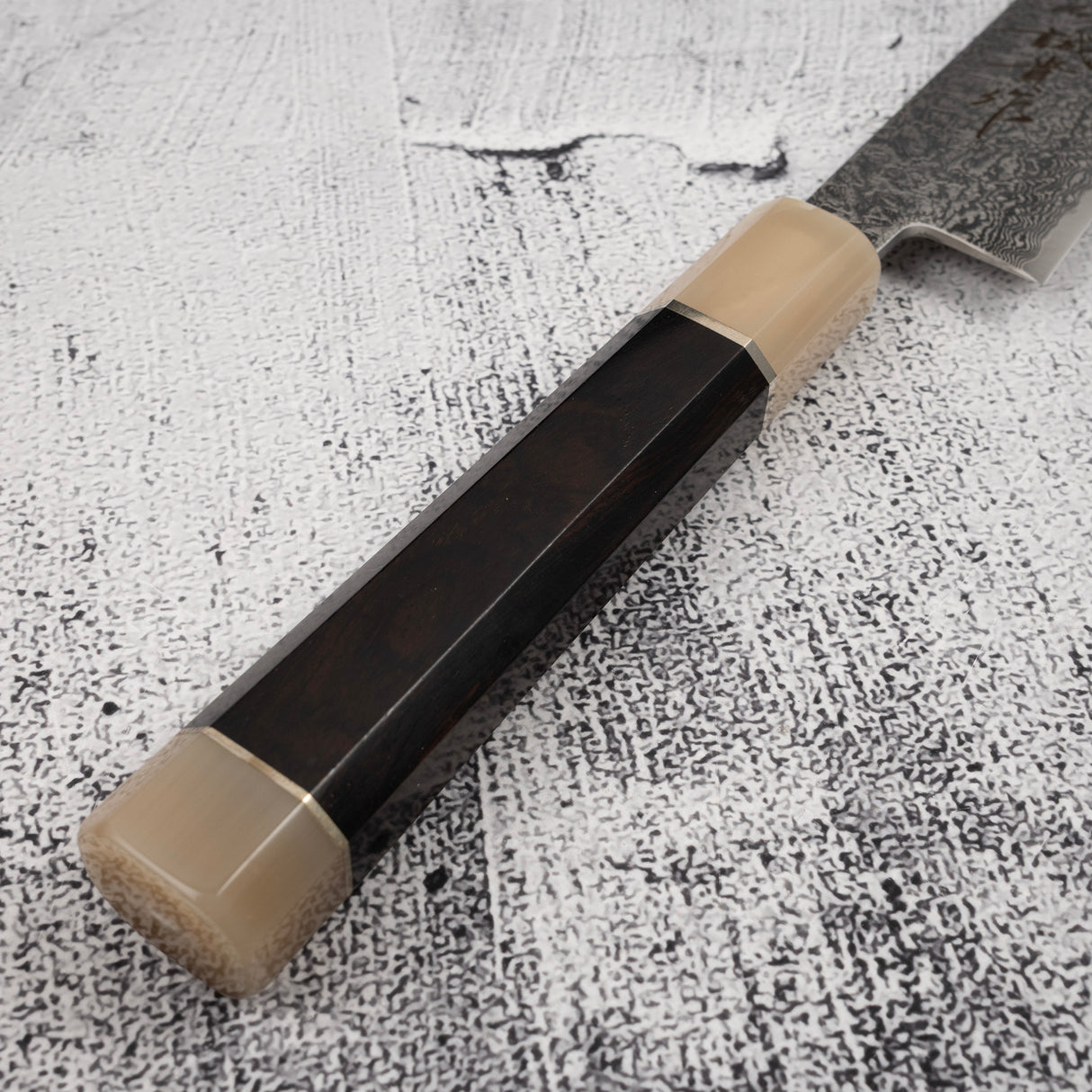 Tanaka Habakiri SG2 Damascus Sujihiki 240mm with Saya