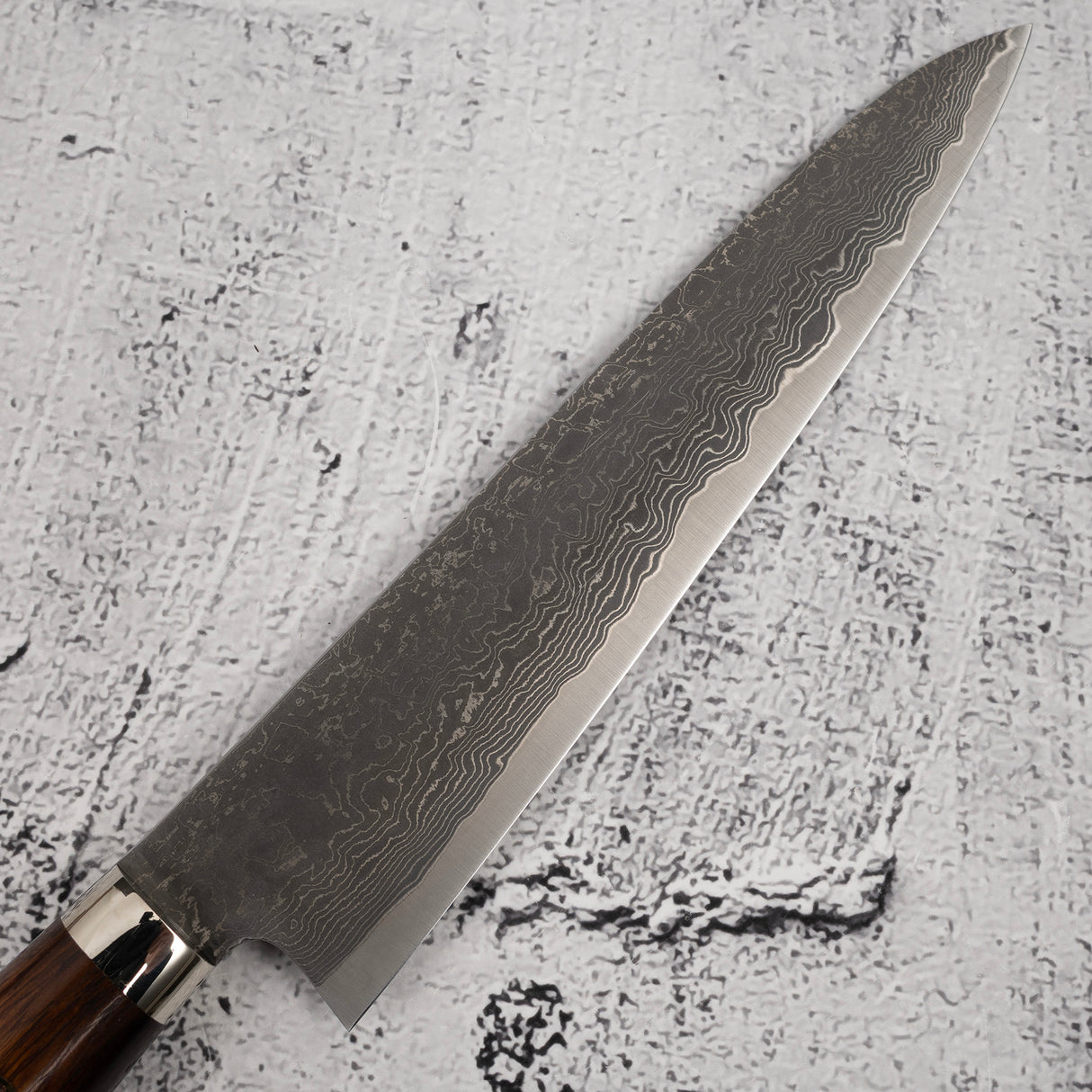 田中R2黑大馬士革鐵木小刀150mm