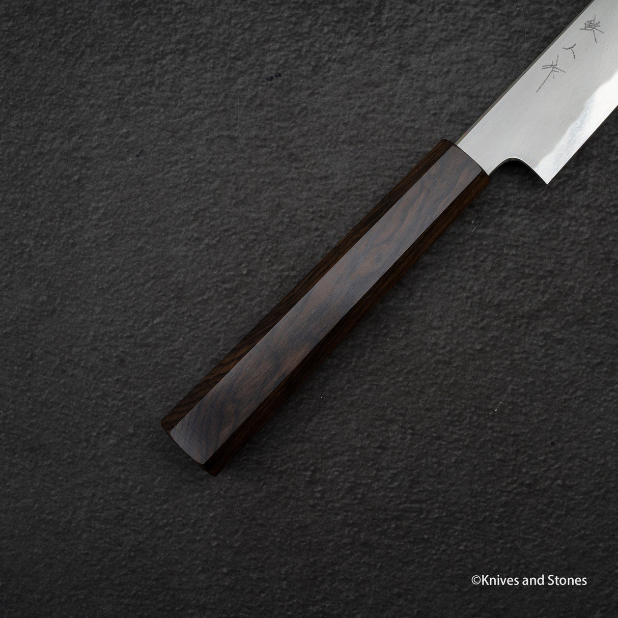 Tetsujin Blue 2 Kasumi Sujihiki 210mm 烏木手柄