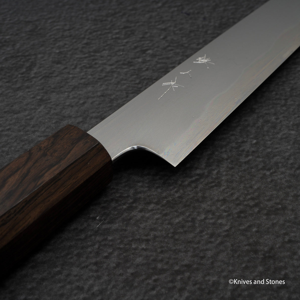 Tetsujin Blue 2 Kasumi Sujihiki 210mm 烏木手柄