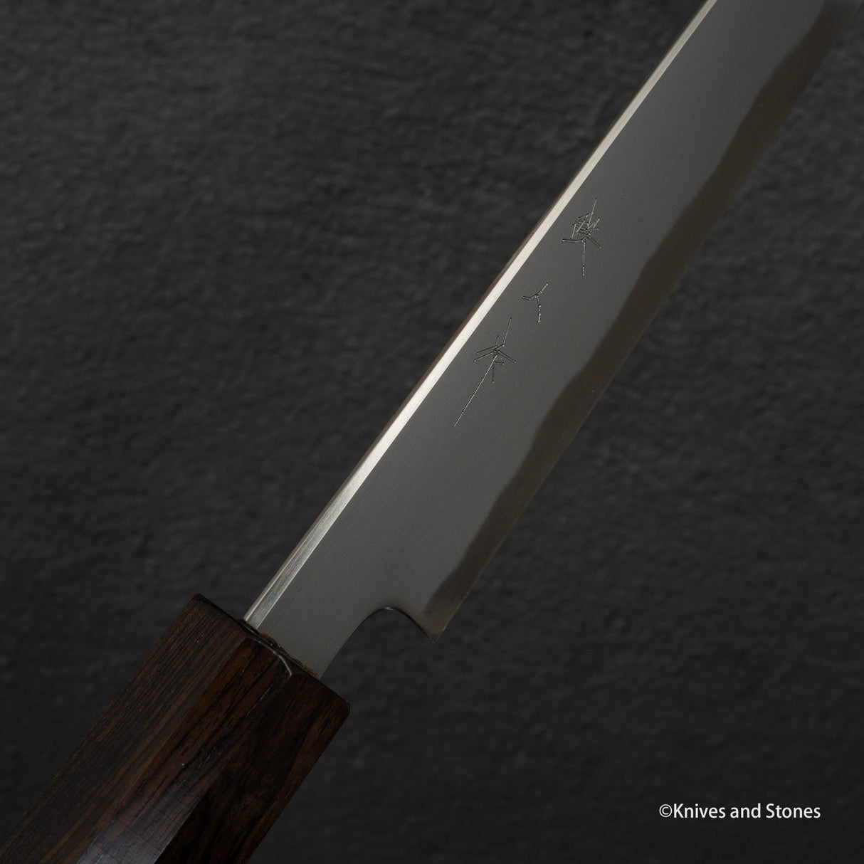 Tetsujin Blue 2 Kasumi Sujihiki 210mm 烏木手柄