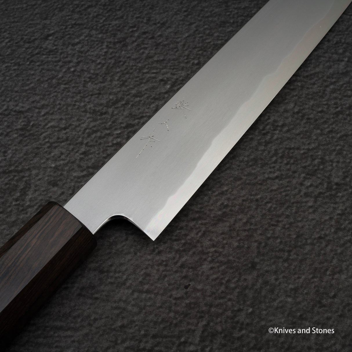 Tetsujin Blue 2 Kasumi Sujihiki 240mm 烏木手柄