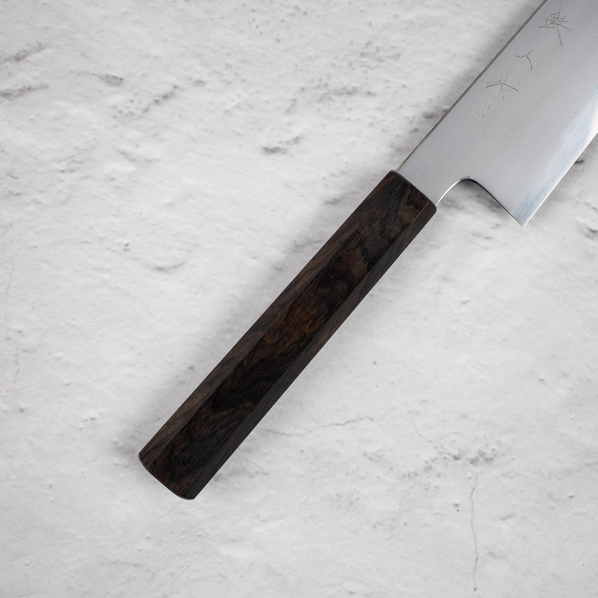 Tetsujin Blue 2 Kasumi K-tip Gyuto 210mm 烏木手柄