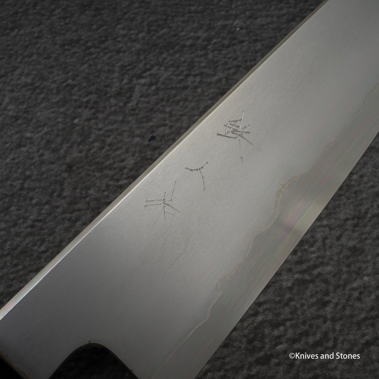 Tetsujin Ginsan Kasumi Gyuto 210mm Ebony Handle