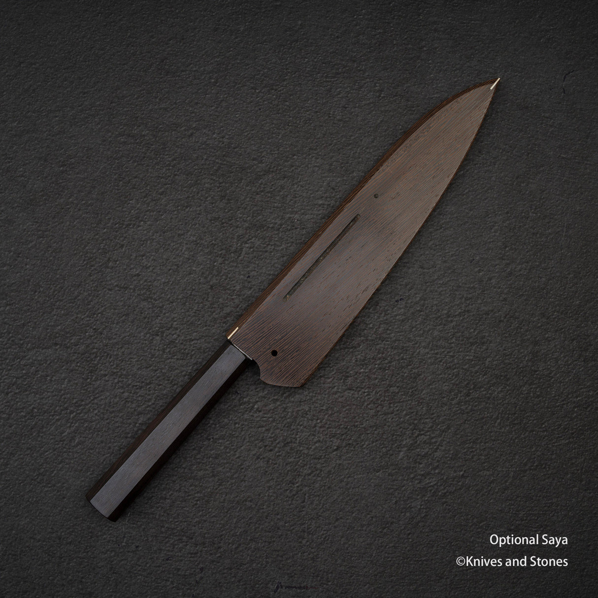 Tetsujin Ginsan Kasumi Gyuto 210mm Ebony Handle