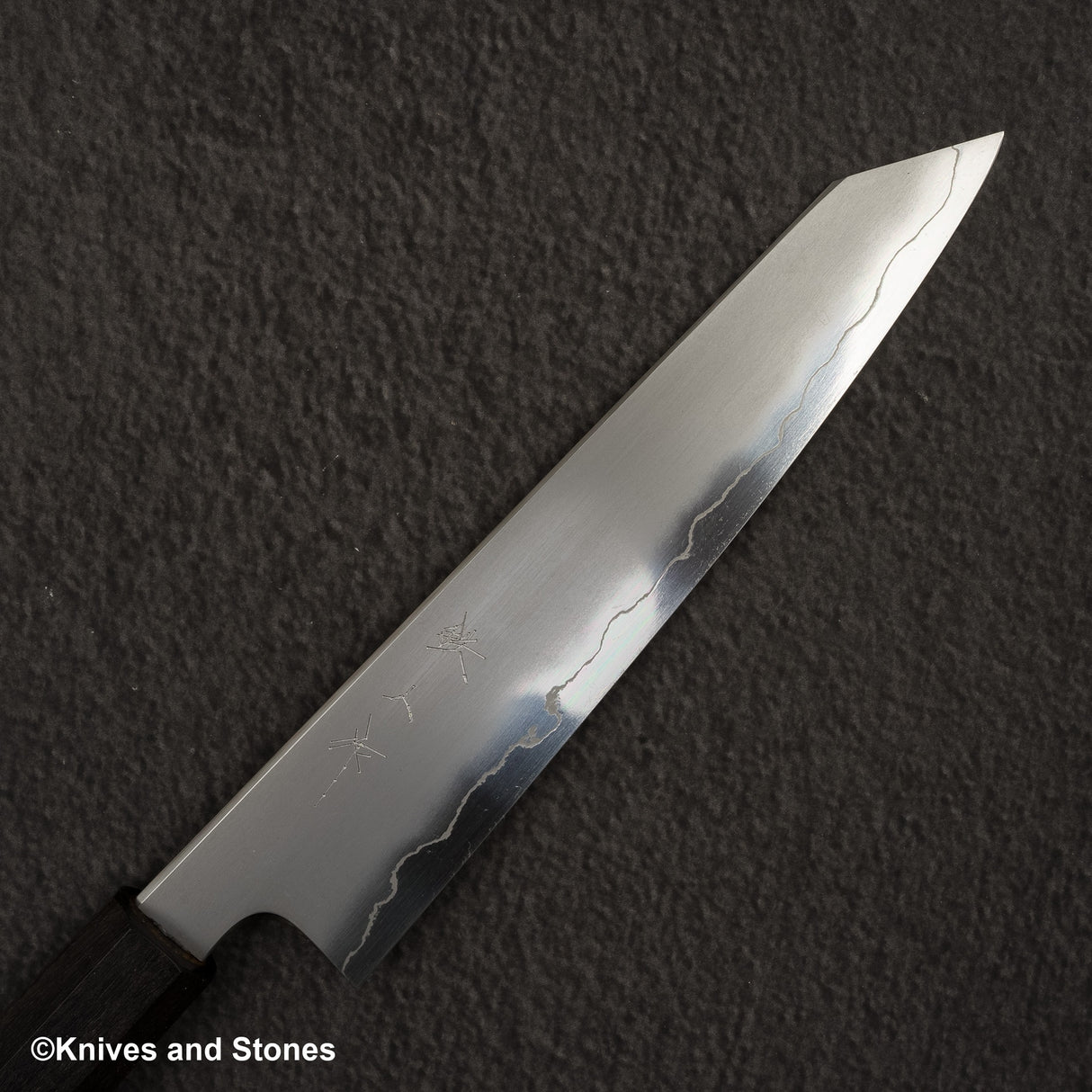 Tetsujin Ginsan Kasumi K tip Petty 165mm Ebony Handle