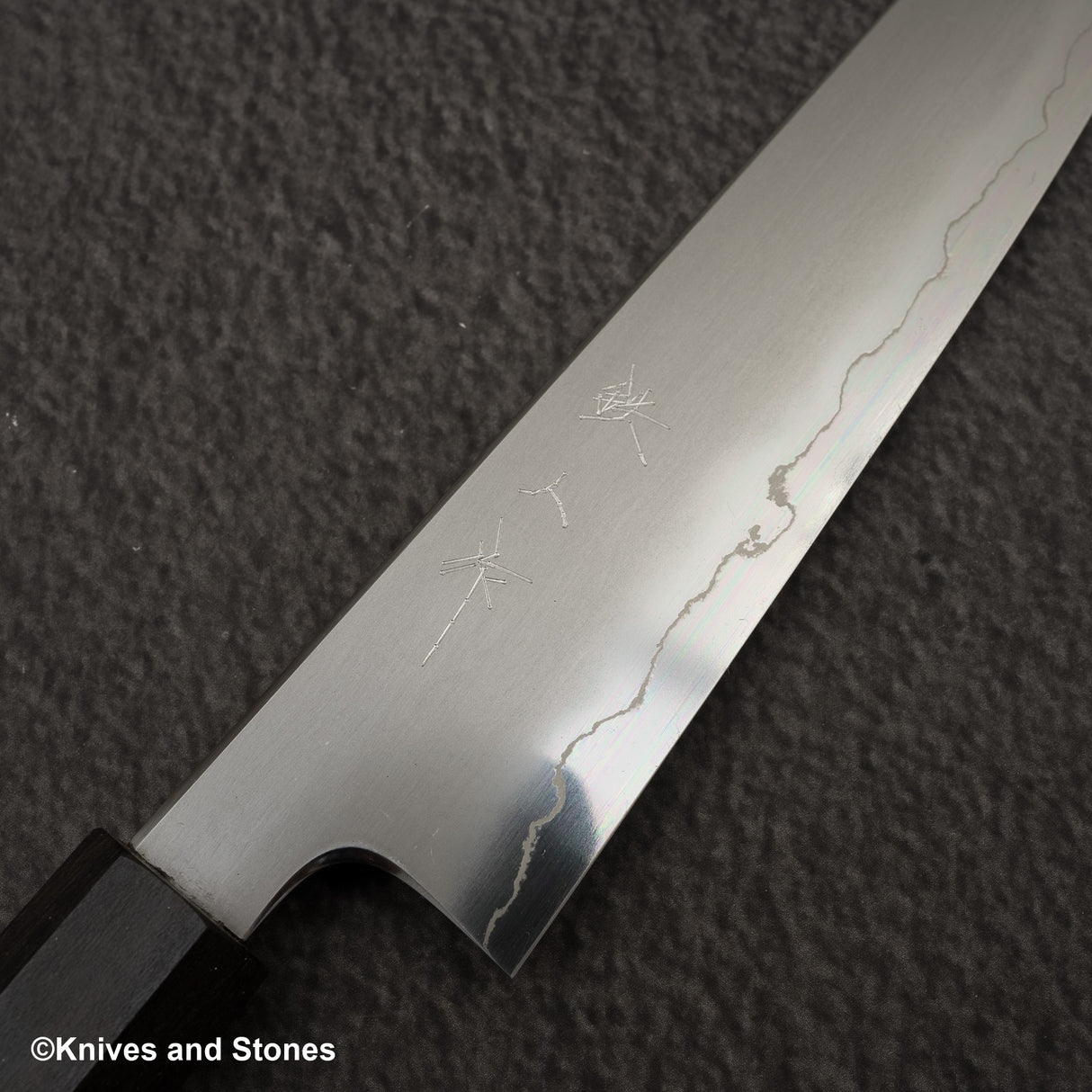 Tetsujin Ginsan Kasumi K tip Petty 165mm Ebony Handle