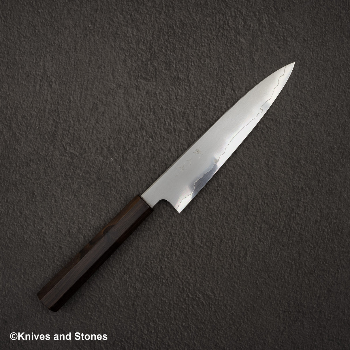 Tetsujin Ginsan Kasumi Petty 165mm Ebony Handle