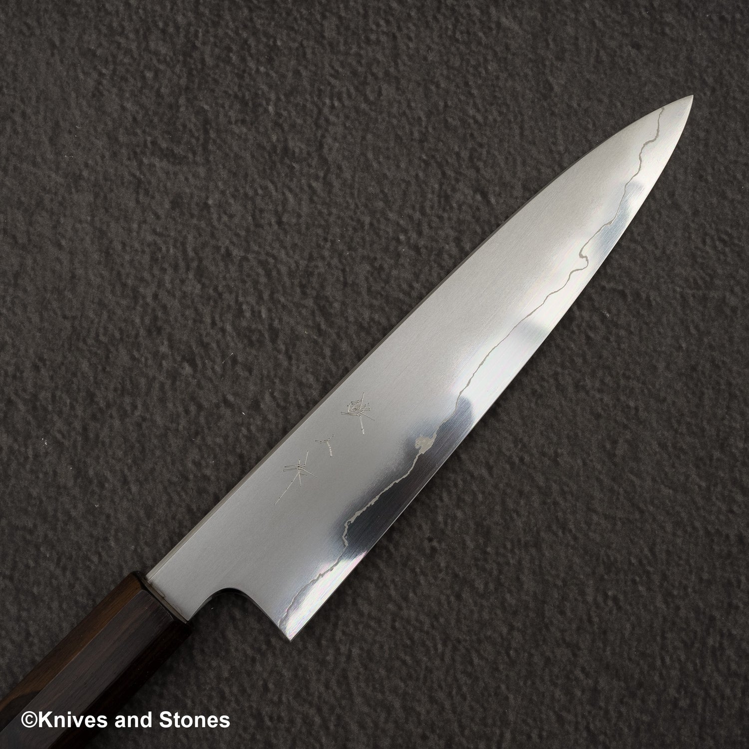 Tetsujin Ginsan Kasumi Petty 165mm Ebony Handle