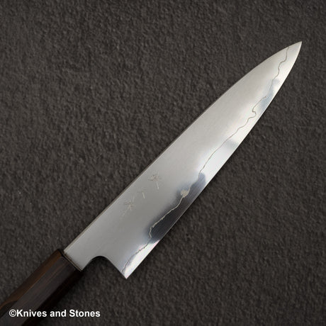 Tetsujin Ginsan Kasumi Petty 165mm Ebony Handle