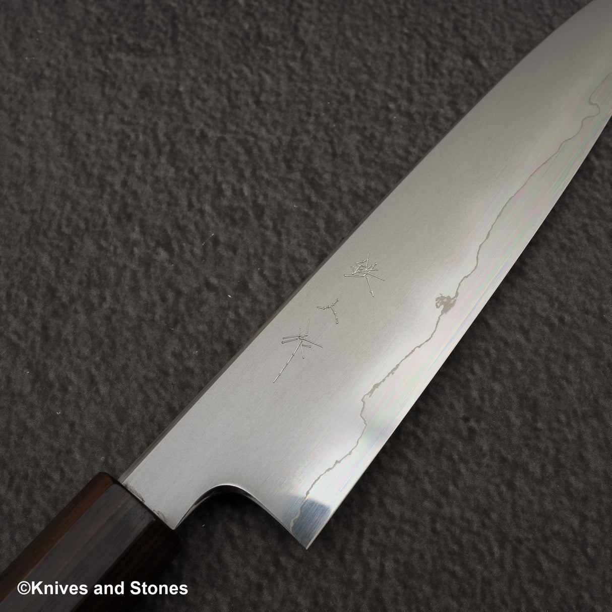 Tetsujin Ginsan Kasumi Petty 165mm Ebony Handle