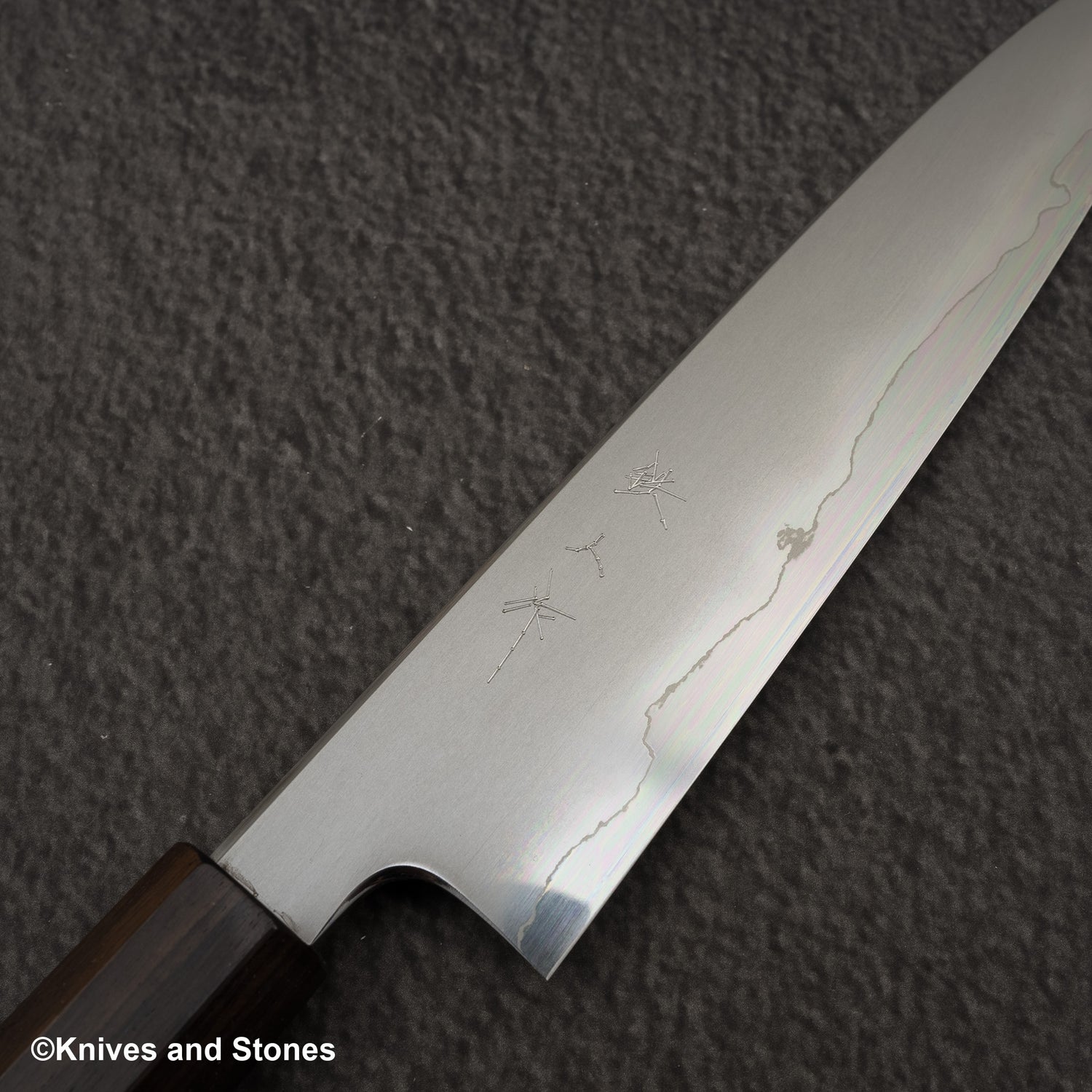 Tetsujin Ginsan Kasumi Petty 165mm Ebony Handle