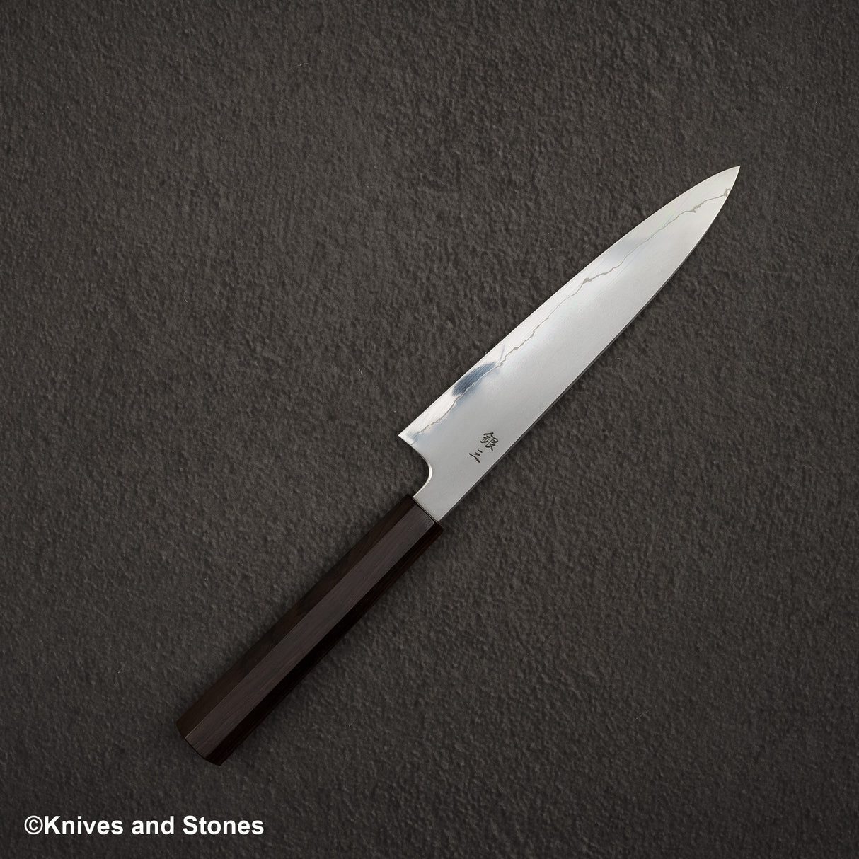 Tetsujin Ginsan Kasumi Petty 165mm Ebony Handle