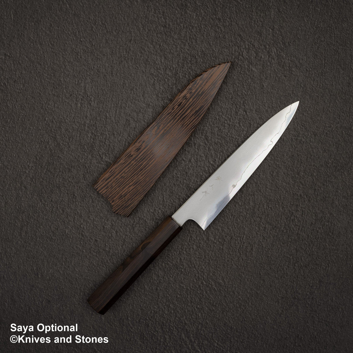 Tetsujin Ginsan Kasumi Petty 165mm Ebony Handle