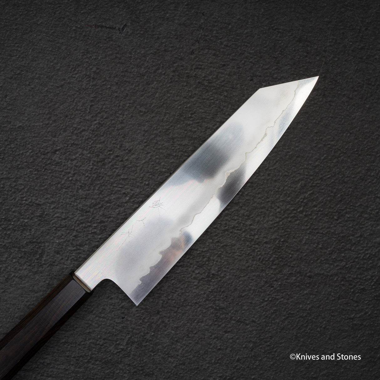 Tetsujin Ginsan Ukiba K-tip Gyuto 210mm Ebony Handle