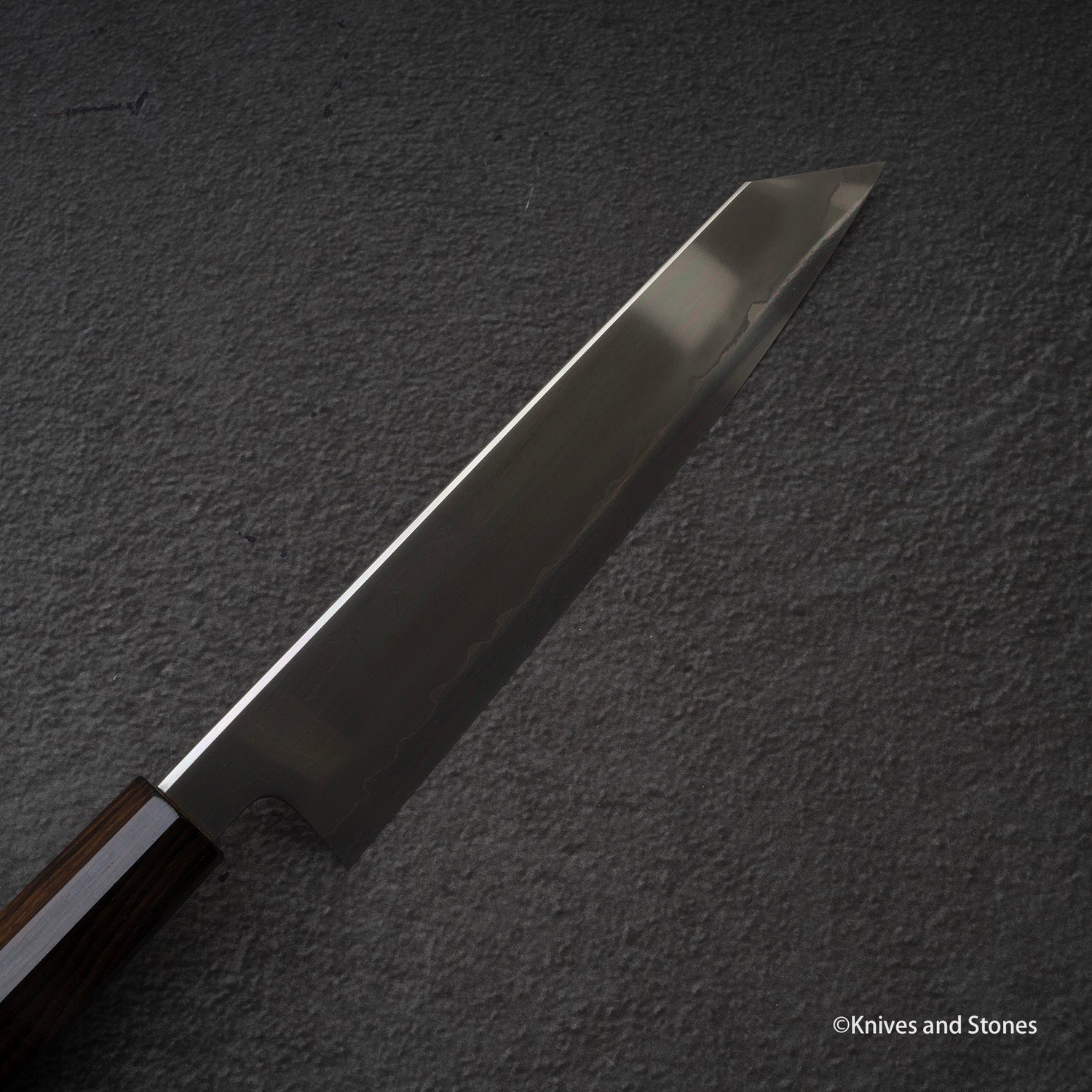 Tetsujin Ginsan Ukiba K-tip Gyuto 210mm Ebony Handle