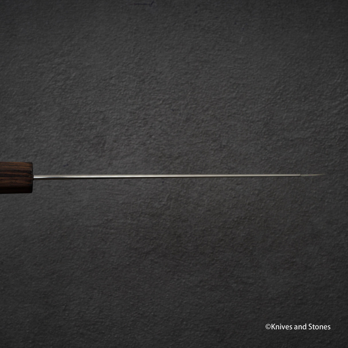 Tetsujin Ginsan Ukiba K-tip Gyuto 210mm Ebony Handle