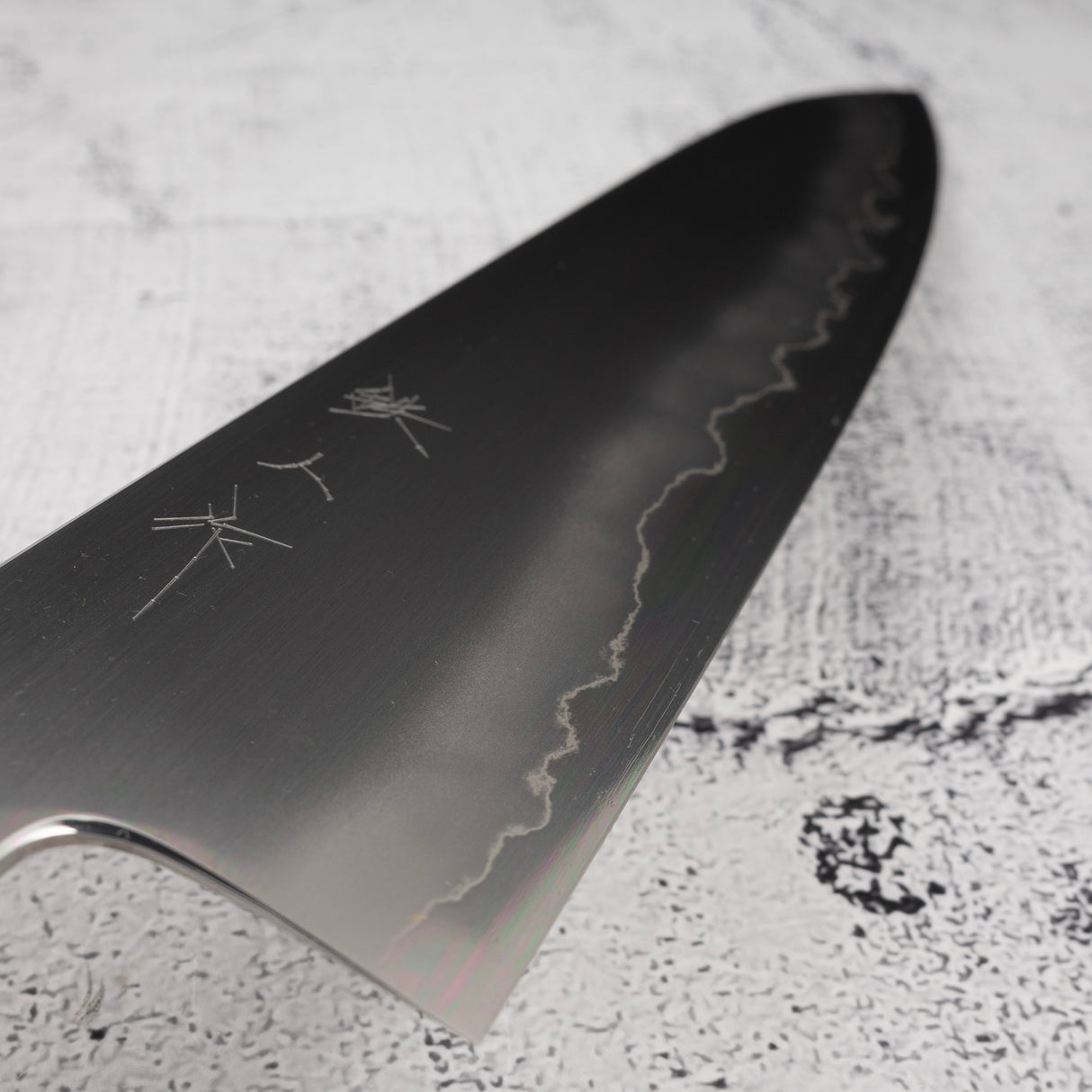 Tetsujin Ginsan Ukiba Gyuto 240mm Ebony Handle