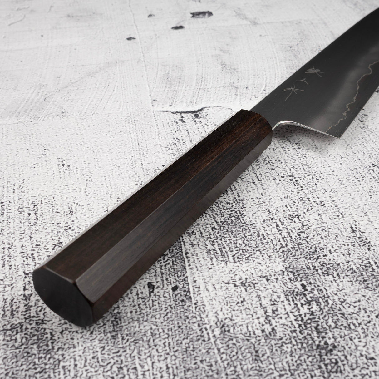 Tetsujin Ginsan Ukiba Gyuto 240mm Ebony Handle