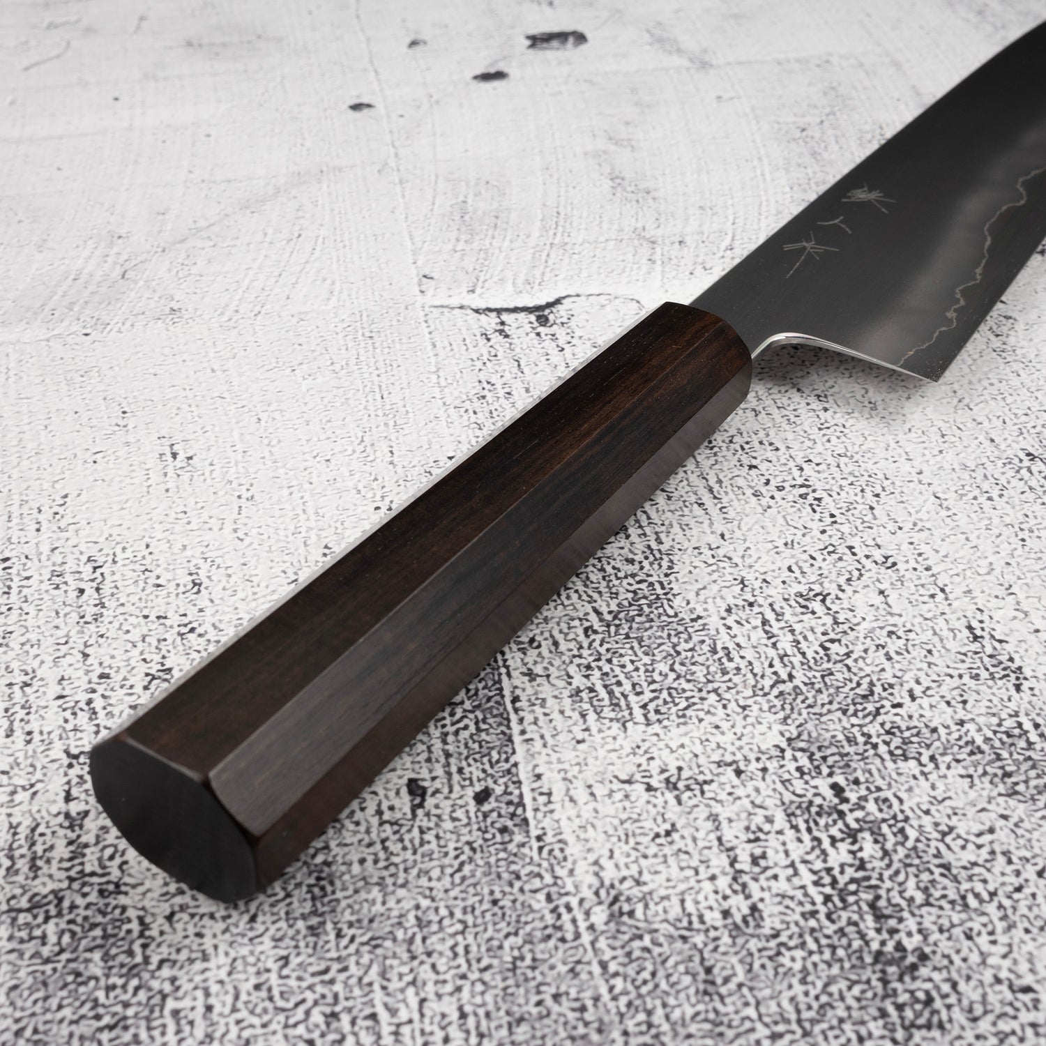 Tetsujin Ginsan Ukiba Gyuto 240mm Ebony Handle