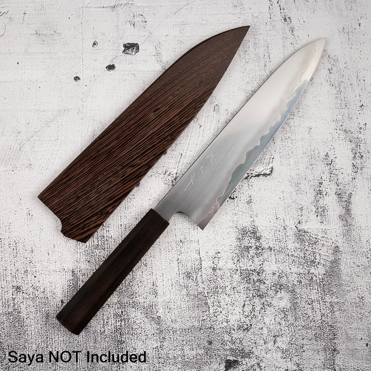 Tetsujin Ginsan Ukiba Gyuto 240mm Ebony Handle