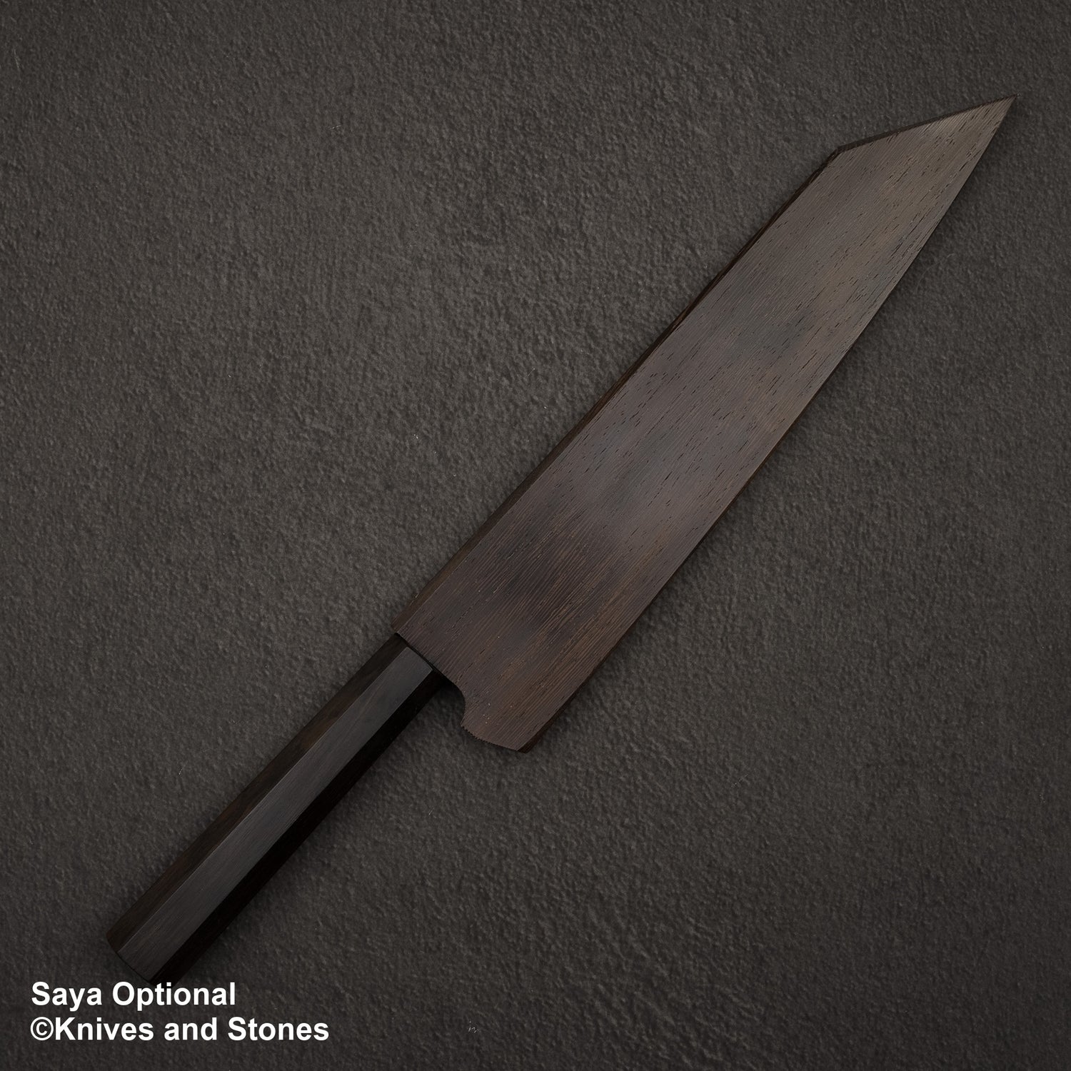 Tetsujin Ginsan Ukiba K-tip Gyuto 240mm Ebony Handle