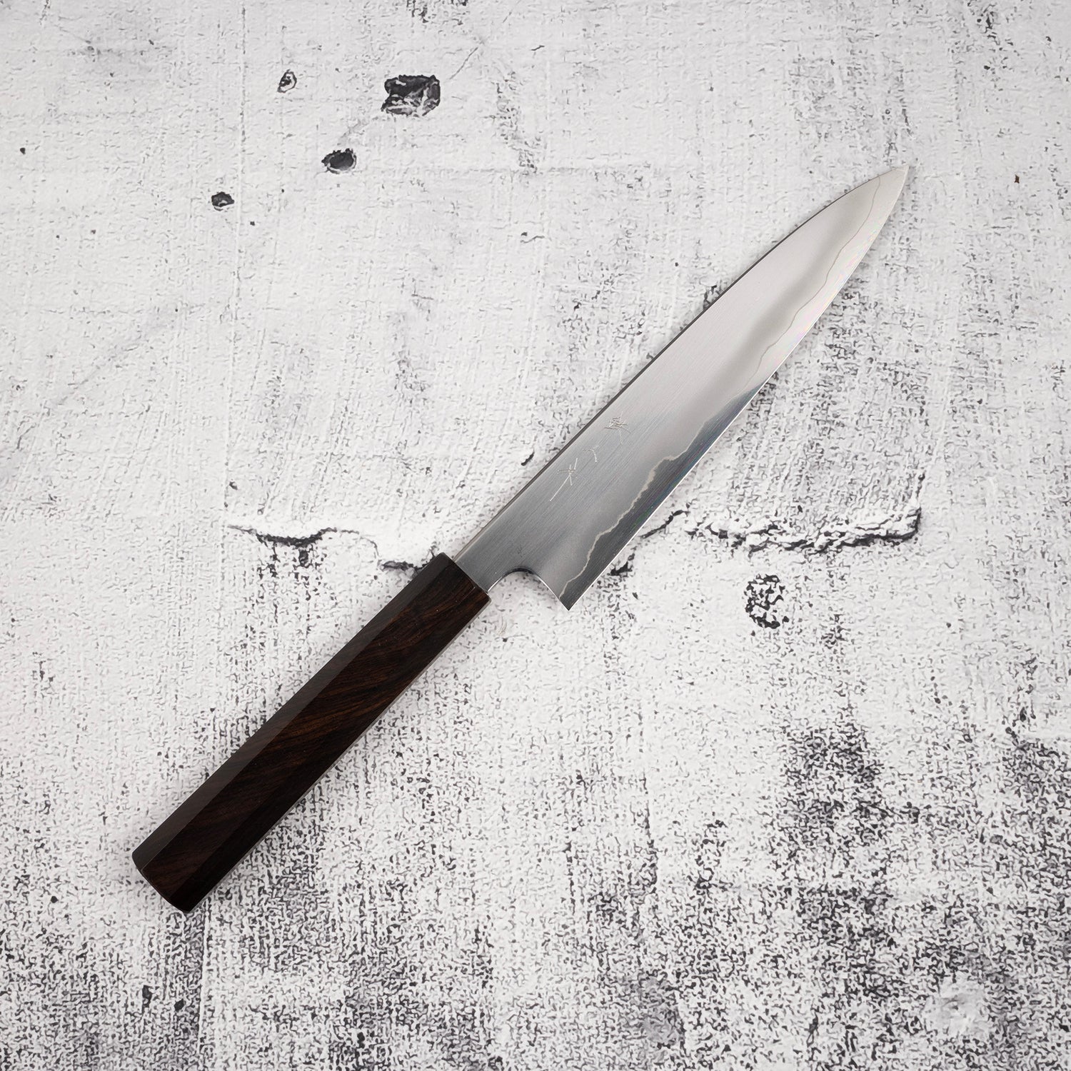 Tetsujin Ginsan Ukiba Petty 165mm Ebony Handle